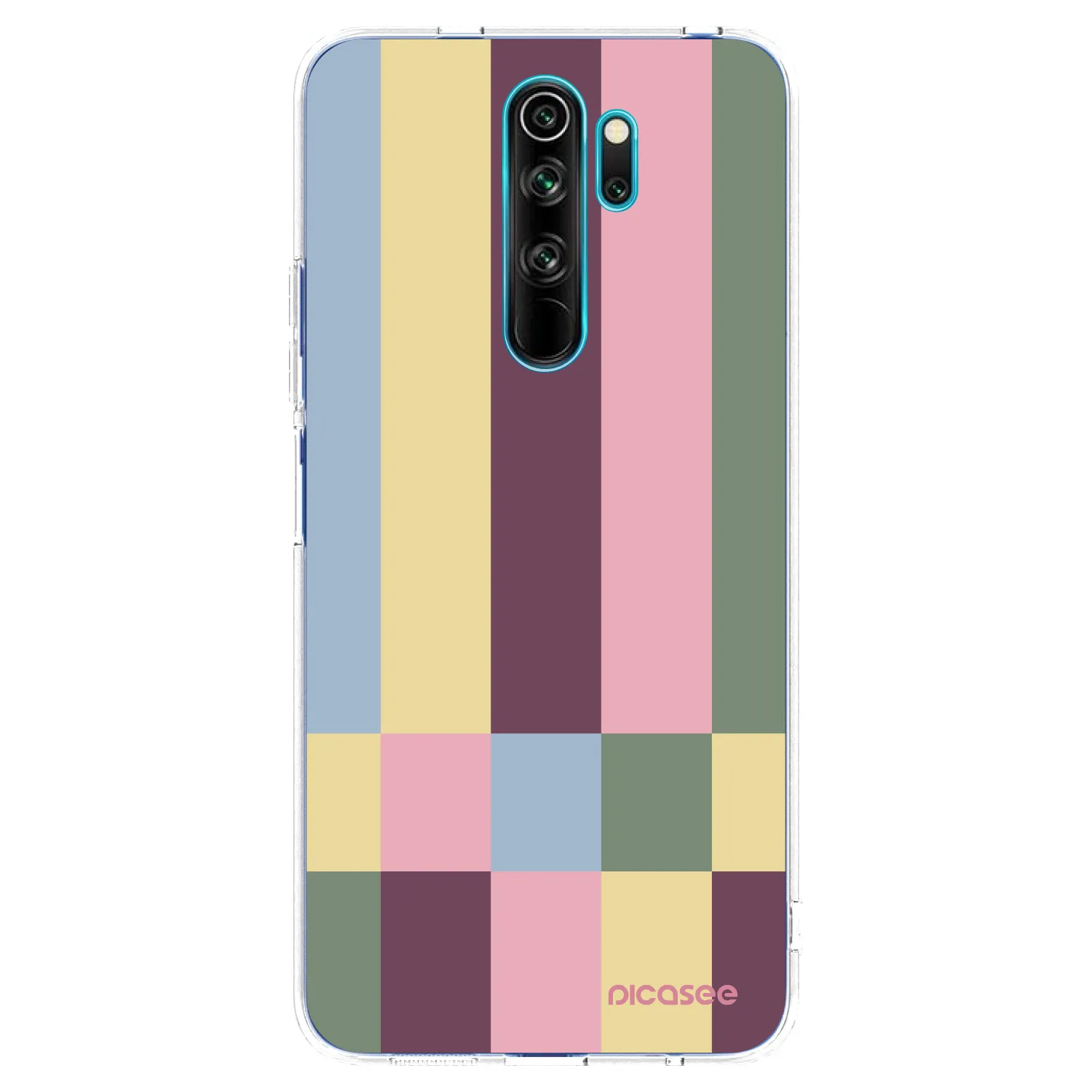Picasee silikónový prehľadný obal pre Xiaomi Redmi Note 8 Pro - Lobby tiles