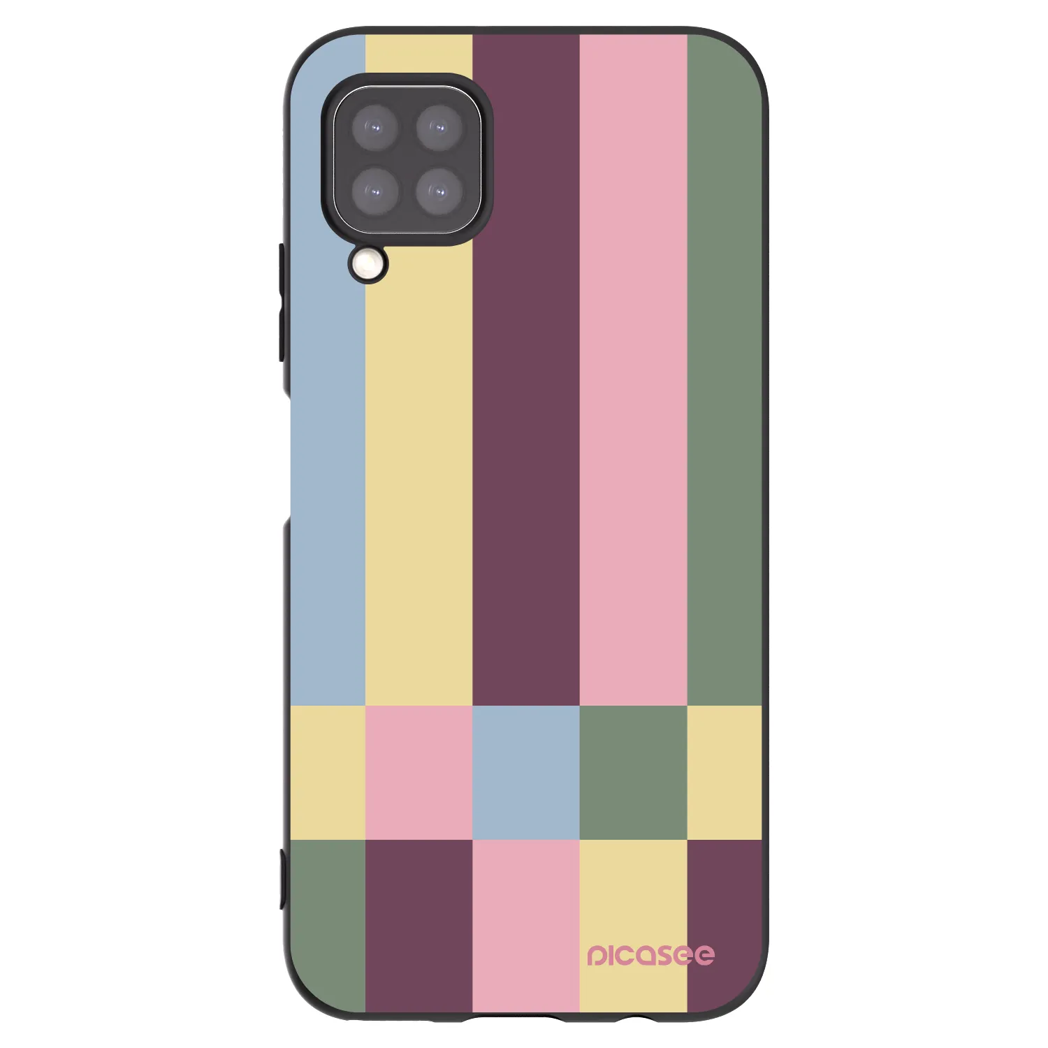 Picasee silikónový čierny obal pre Huawei P40 Lite - Lobby tiles