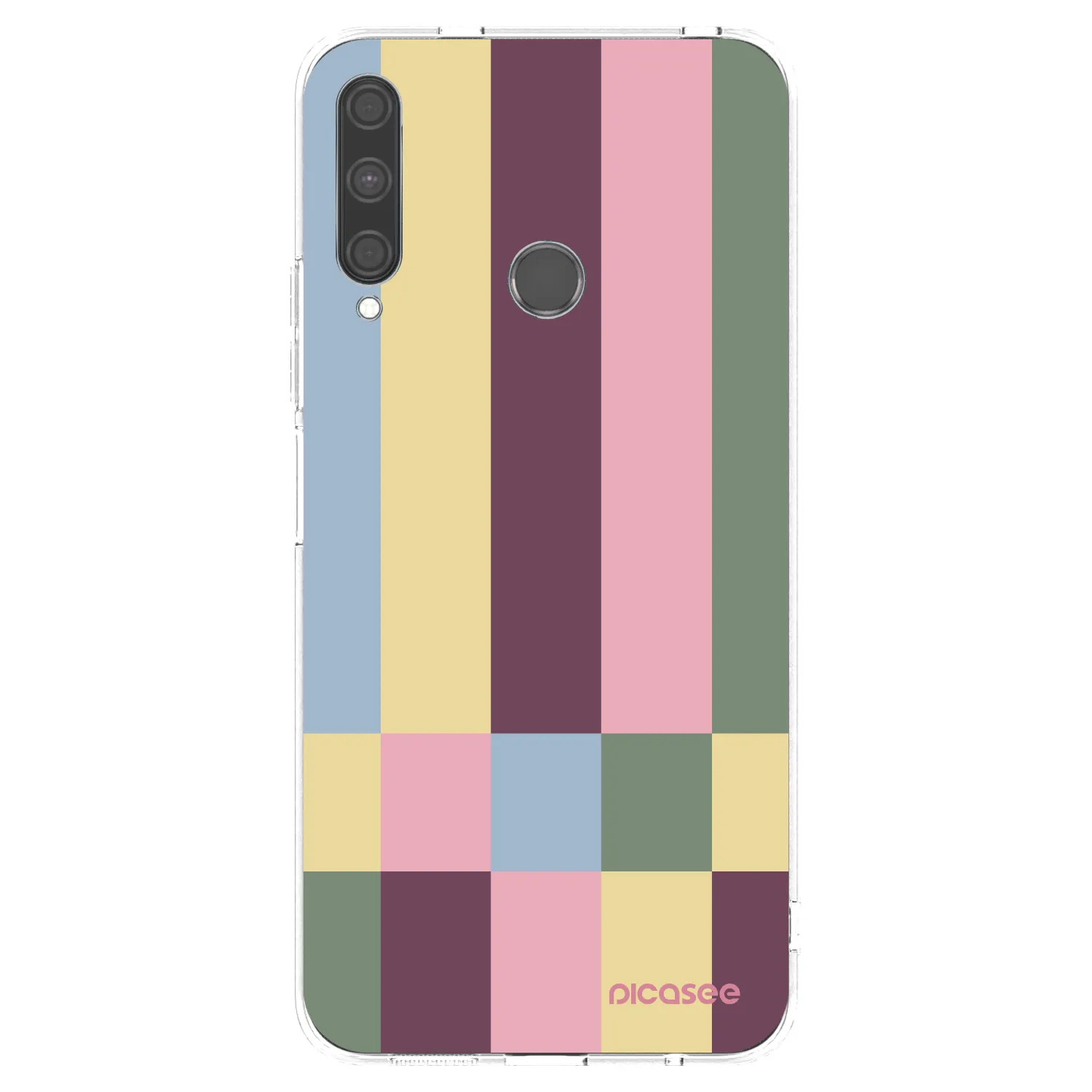 Picasee silikónový prehľadný obal pre Huawei P40 Lite E - Lobby tiles