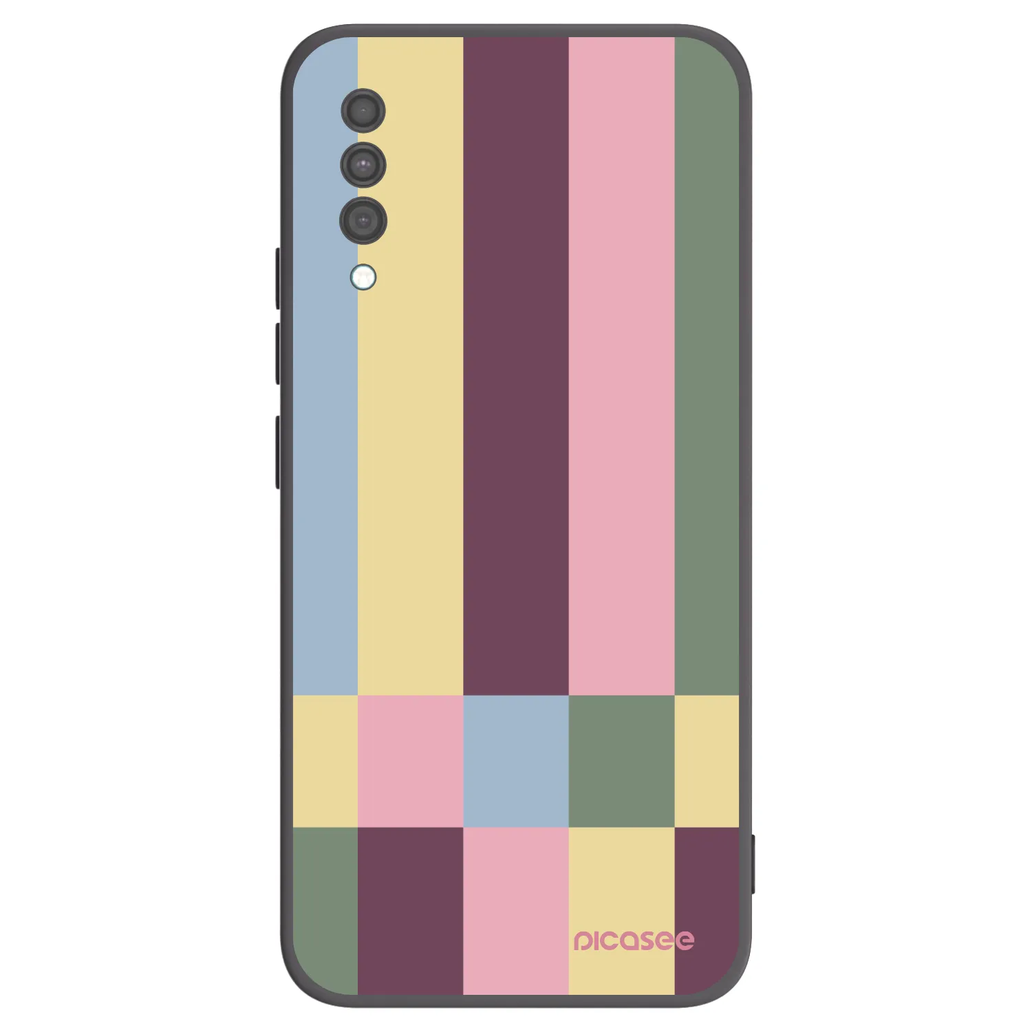 Picasee silikónový čierny obal pre Samsung Galaxy A30s A307F - Lobby tiles