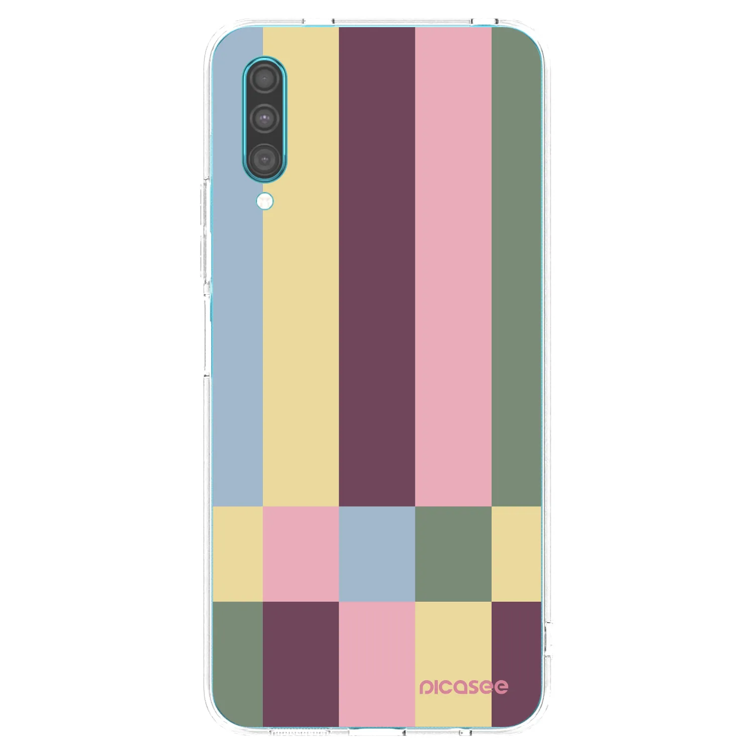 Picasee silikónový prehľadný obal pre Samsung Galaxy A30s A307F - Lobby tiles