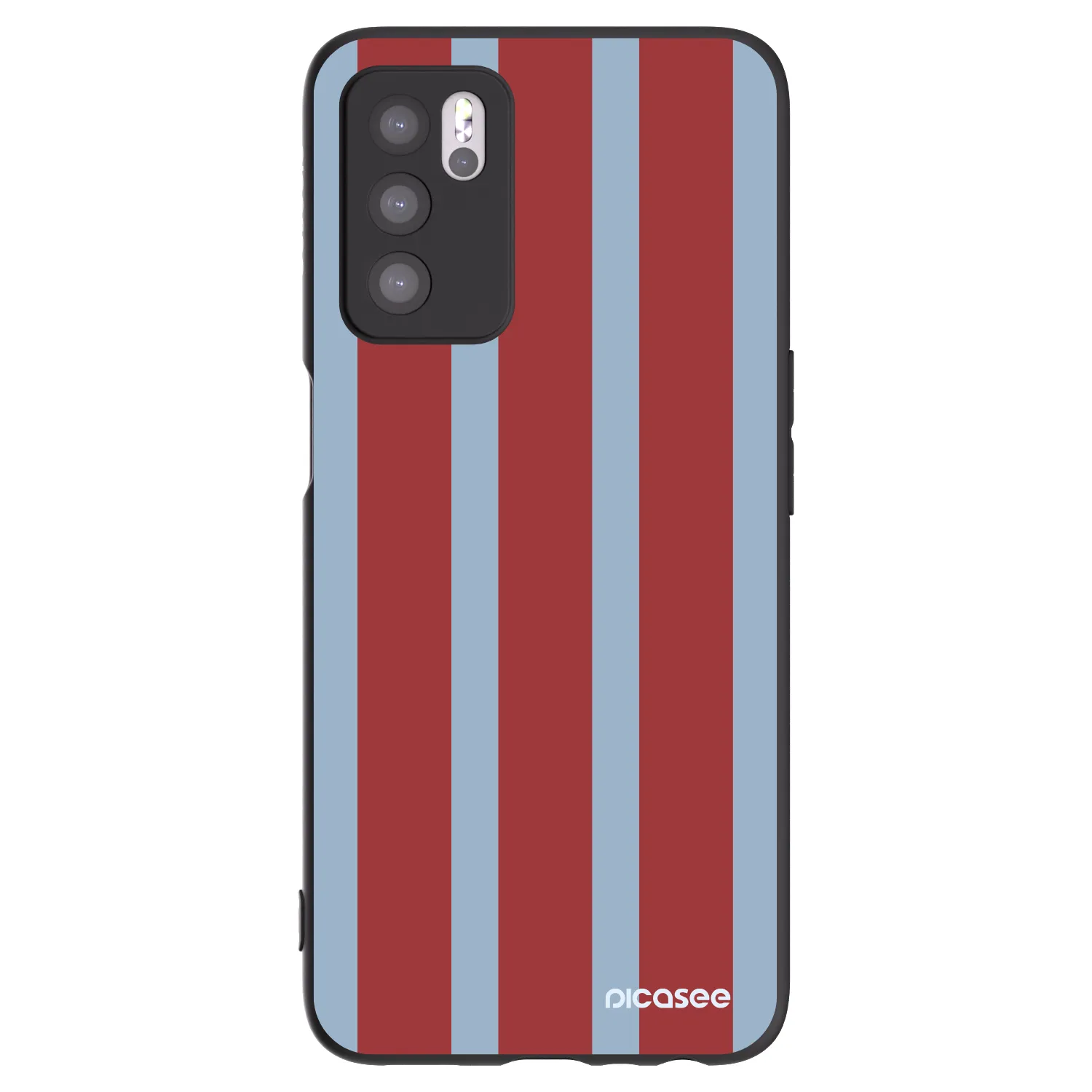 Picasee silikónový čierny obal pre OPPO A16s - Lounge pass