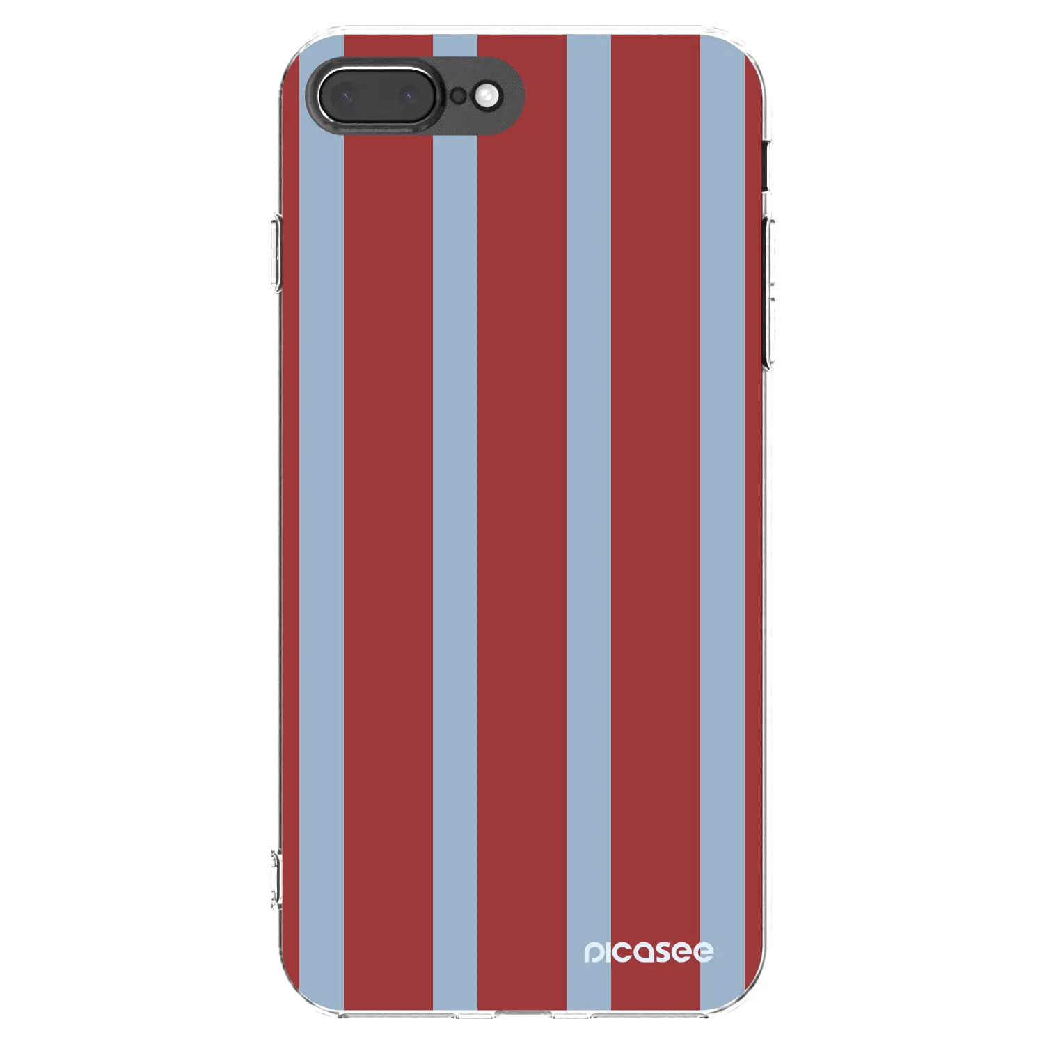 Picasee silikónový prehľadný obal pre Apple iPhone 8 Plus - Lounge pass