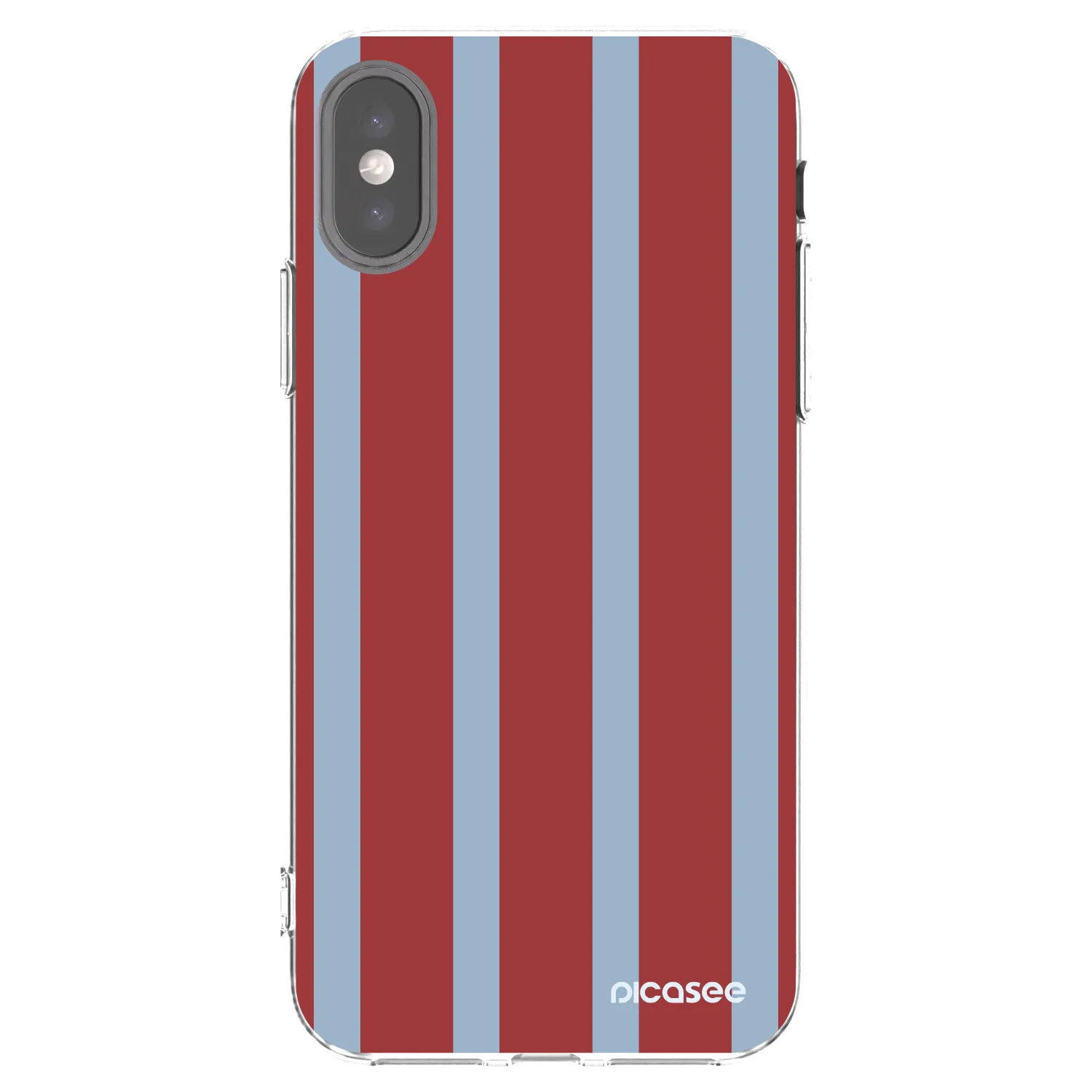 Picasee silikónový prehľadný obal pre Apple iPhone X/XS - Lounge pass