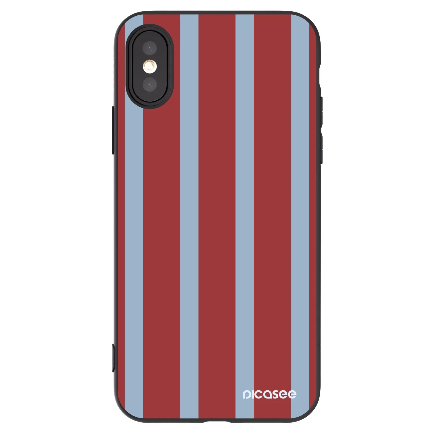 Picasee silikónový čierny obal pre Apple iPhone X/XS - Lounge pass