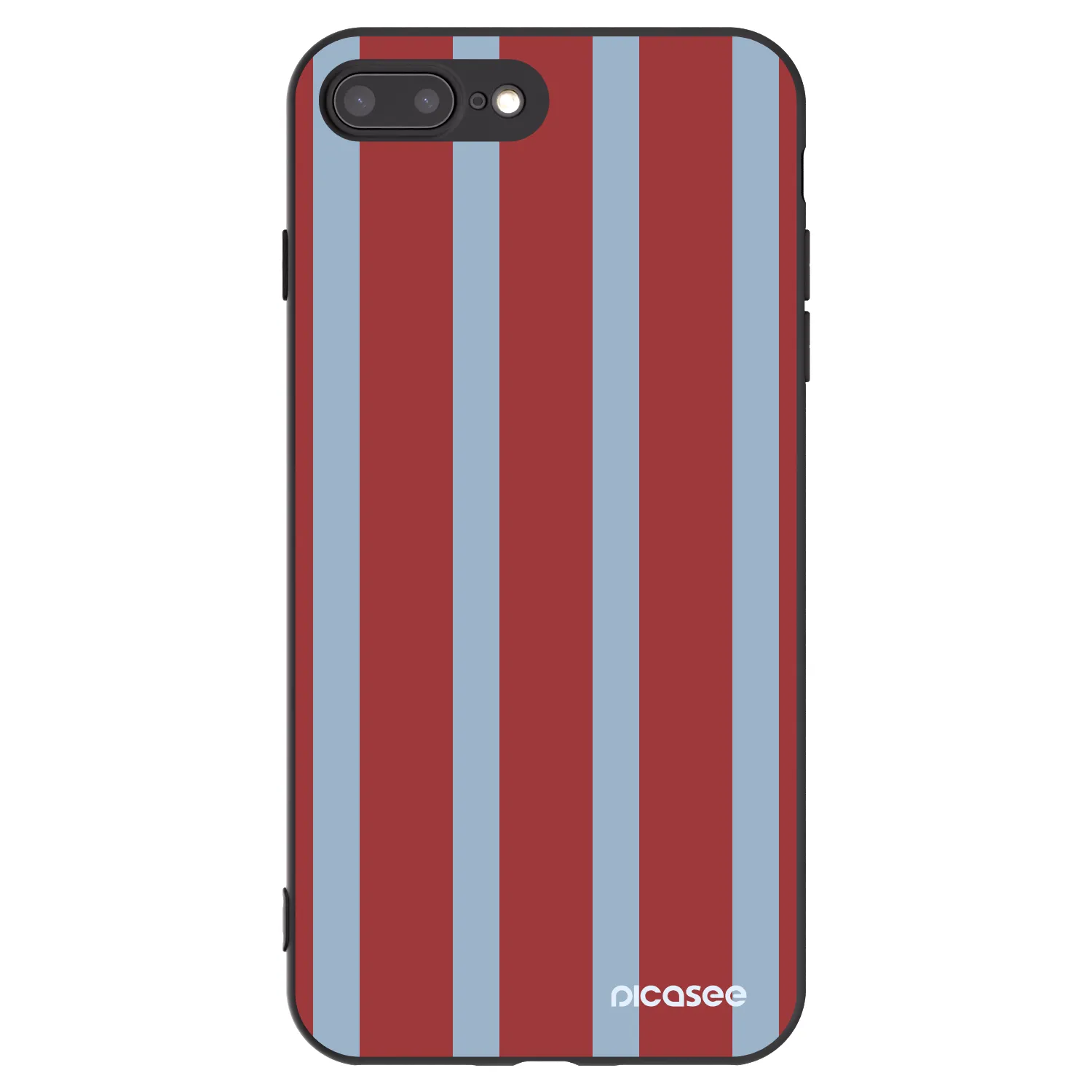 Picasee silikónový čierny obal pre Apple iPhone 8 Plus - Lounge pass