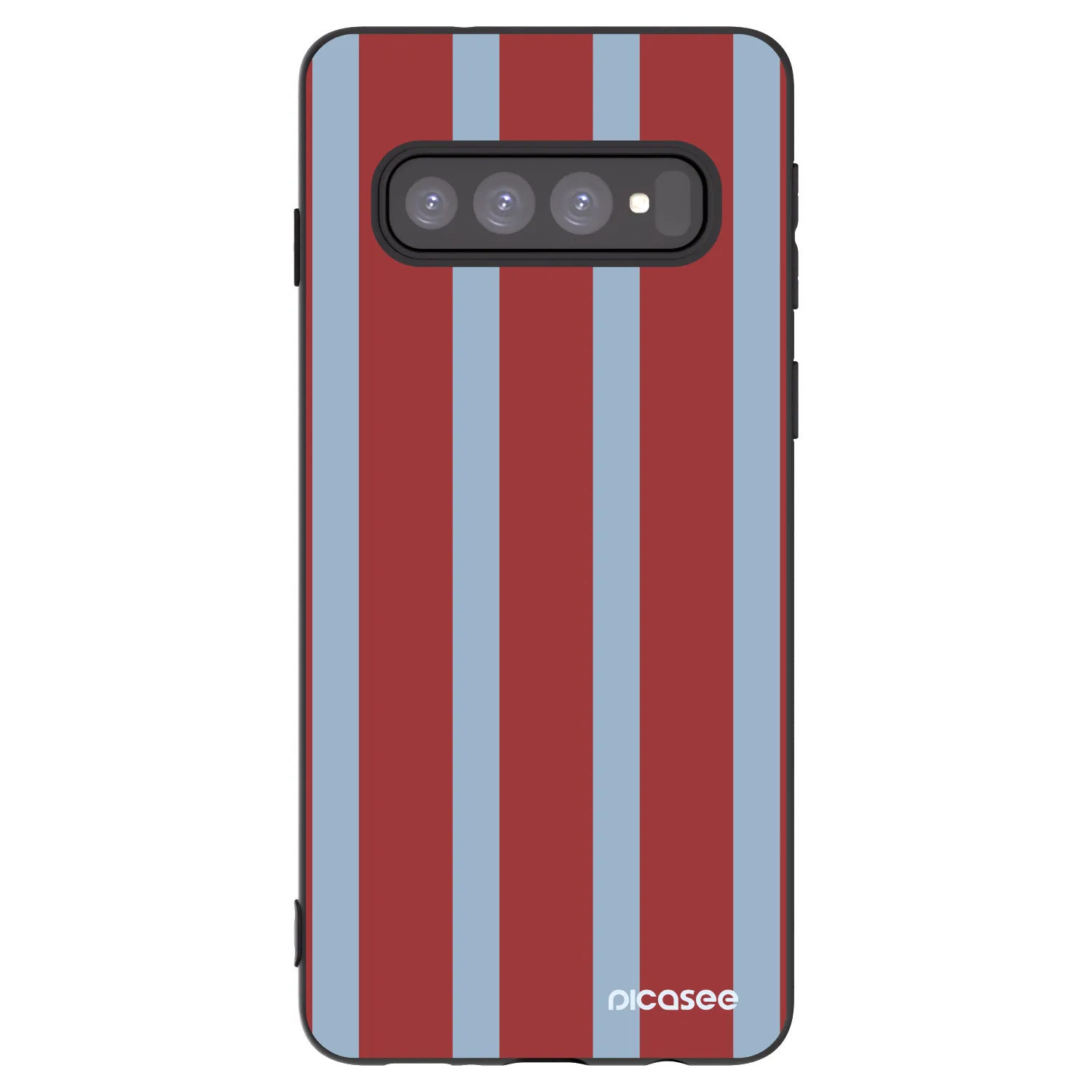 Picasee silikónový čierny obal pre Samsung Galaxy S10 G973 - Lounge pass