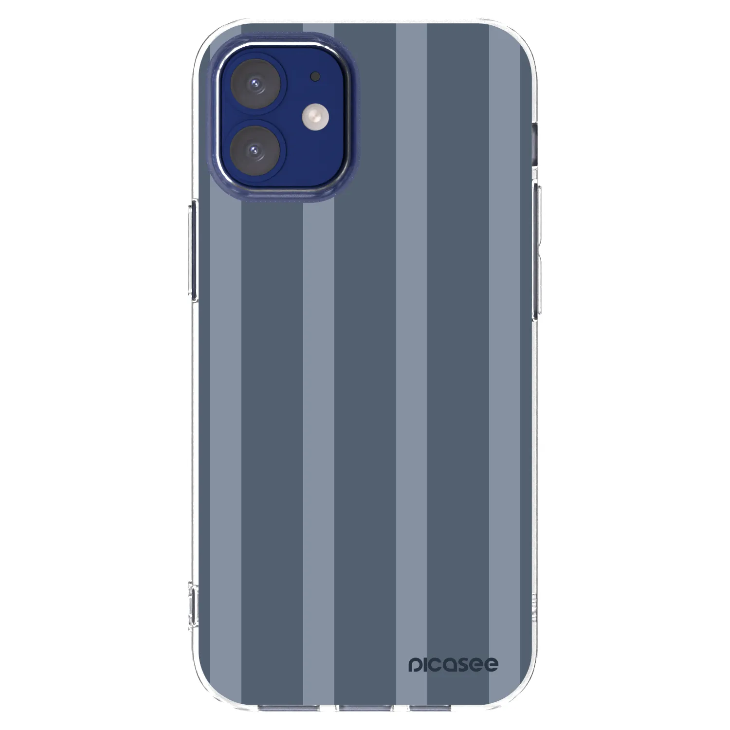 Picasee silikónový prehľadný obal pre Apple iPhone 12 mini - Midnight lounge