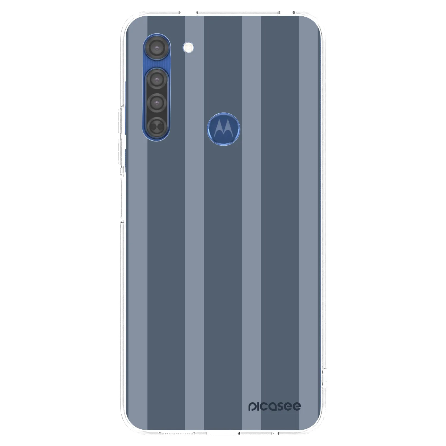 Picasee silikónový prehľadný obal pre Motorola Moto G8 - Midnight lounge