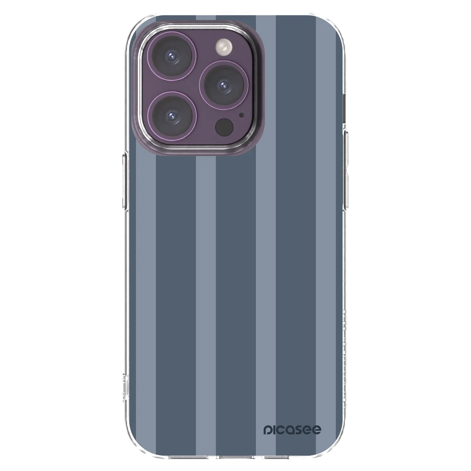 Picasee silikónový prehľadný obal pre Apple iPhone 14 Pro - Midnight lounge
