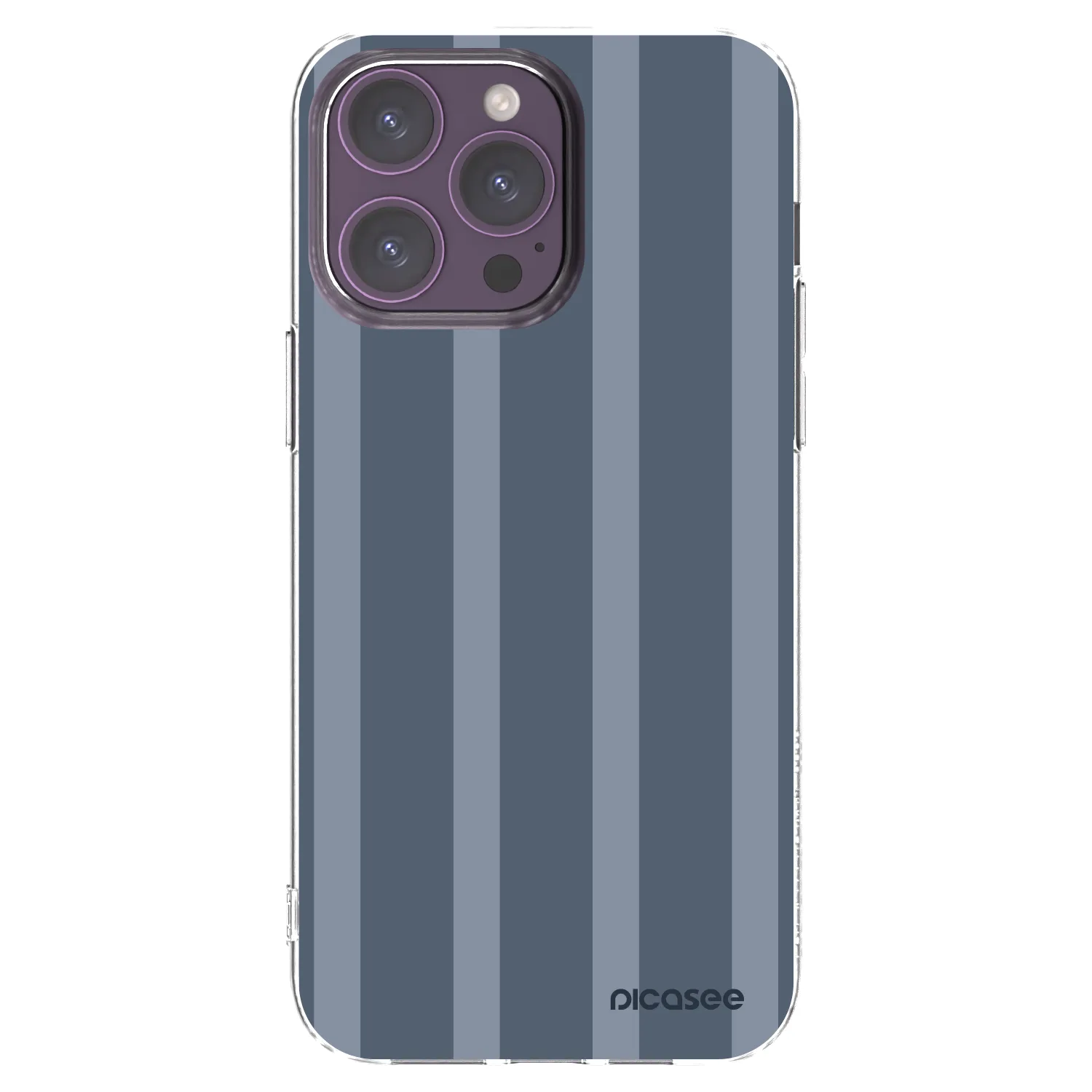 Picasee silikónový prehľadný obal pre Apple iPhone 14 Pro Max - Midnight lounge