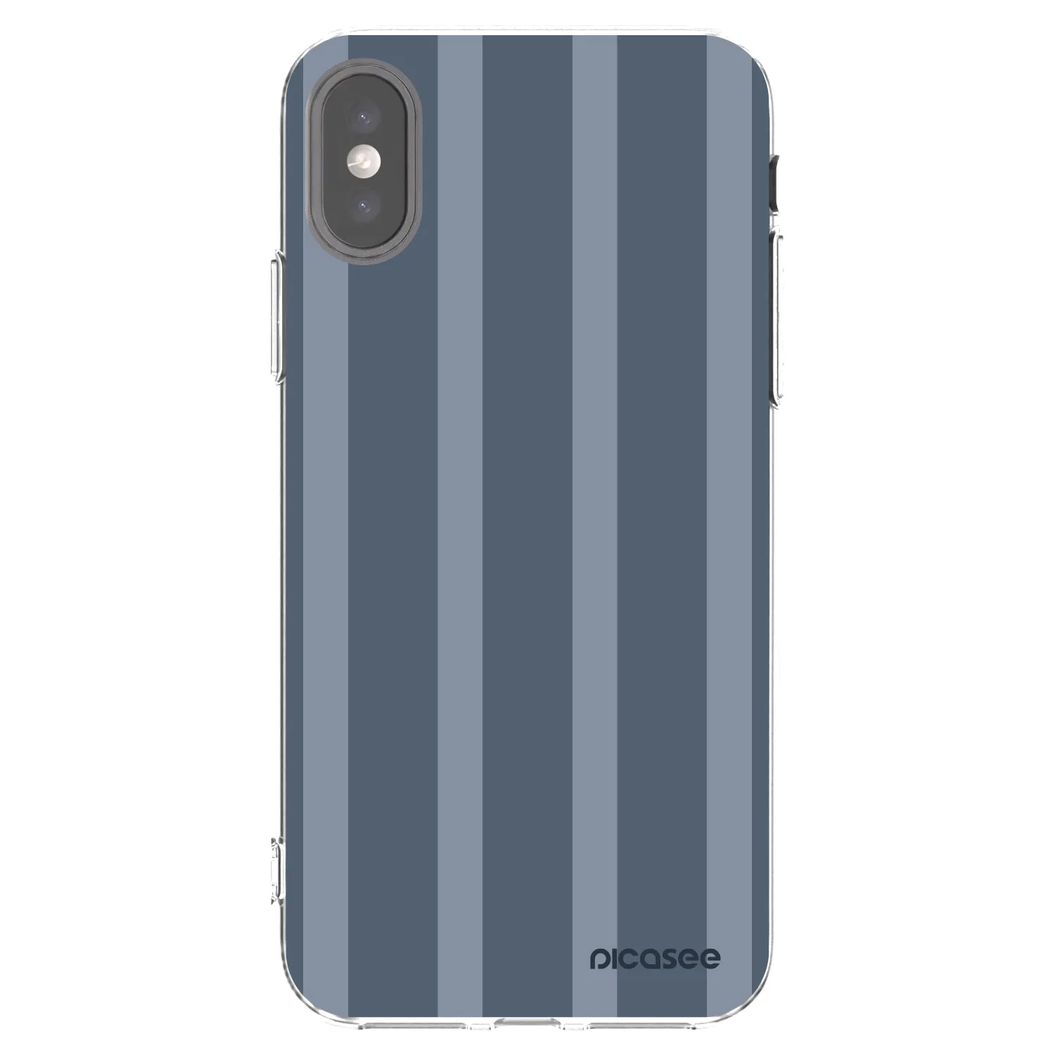Picasee silikónový prehľadný obal pre Apple iPhone X/XS - Midnight lounge