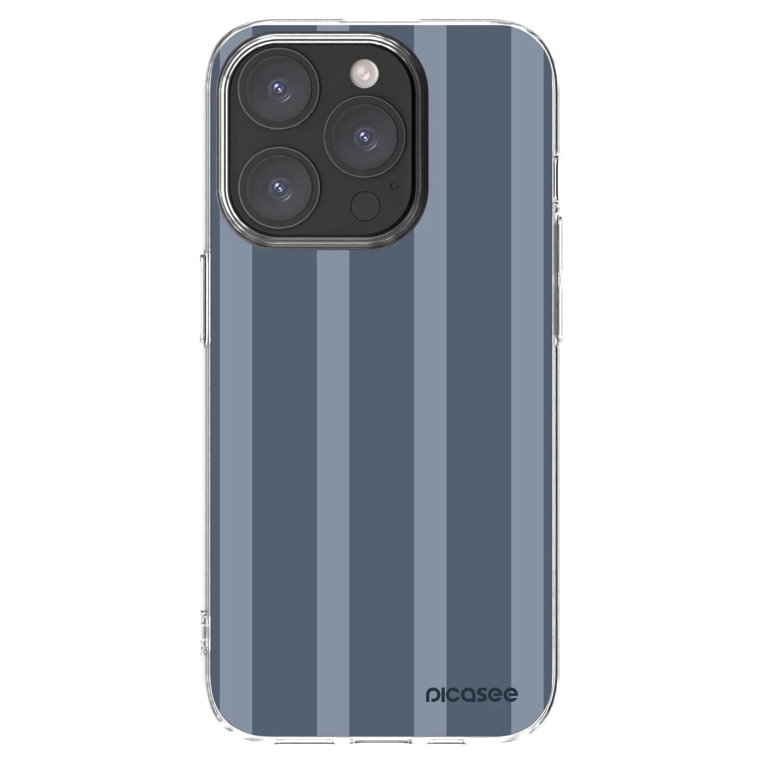 Picasee silikónový prehľadný obal pre Apple iPhone 15 Pro - Midnight lounge