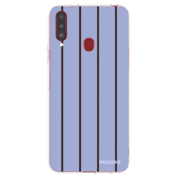 Picasee silikónový prehľadný obal pre Samsung Galaxy A20s - Poolside member
