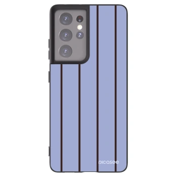 Picasee silikónový čierny obal pre Samsung Galaxy S21 Ultra 5G G998B - Poolside member