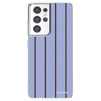 Picasee silikónový prehľadný obal pre Samsung Galaxy S21 Ultra 5G G998B - Poolside member