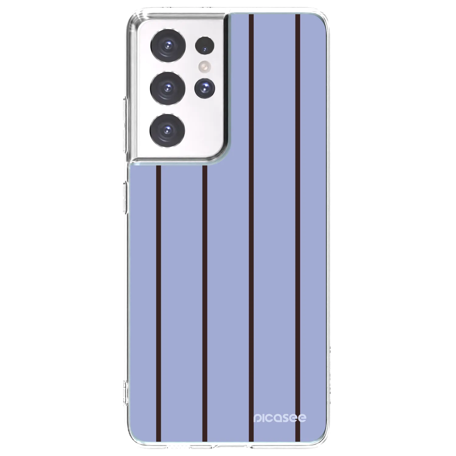 Picasee silikónový prehľadný obal pre Samsung Galaxy S21 Ultra 5G G998B - Poolside member