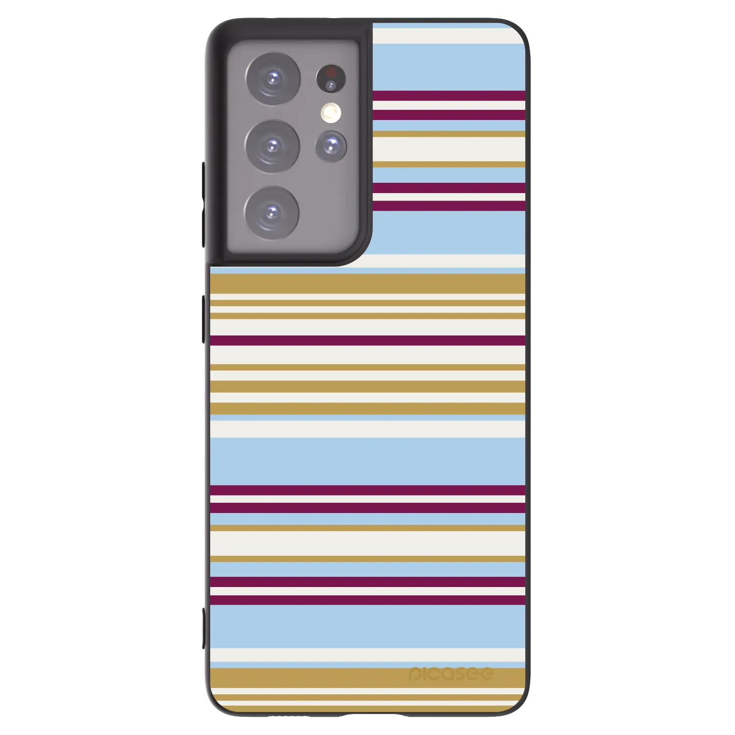 Picasee silikónový čierny obal pre Samsung Galaxy S21 Ultra 5G G998B - Souvenir