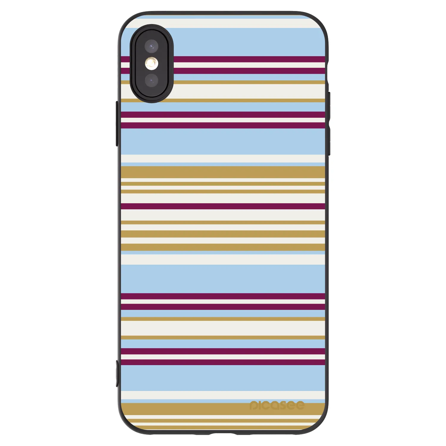 Picasee silikónový čierny obal pre Apple iPhone XS Max - Souvenir