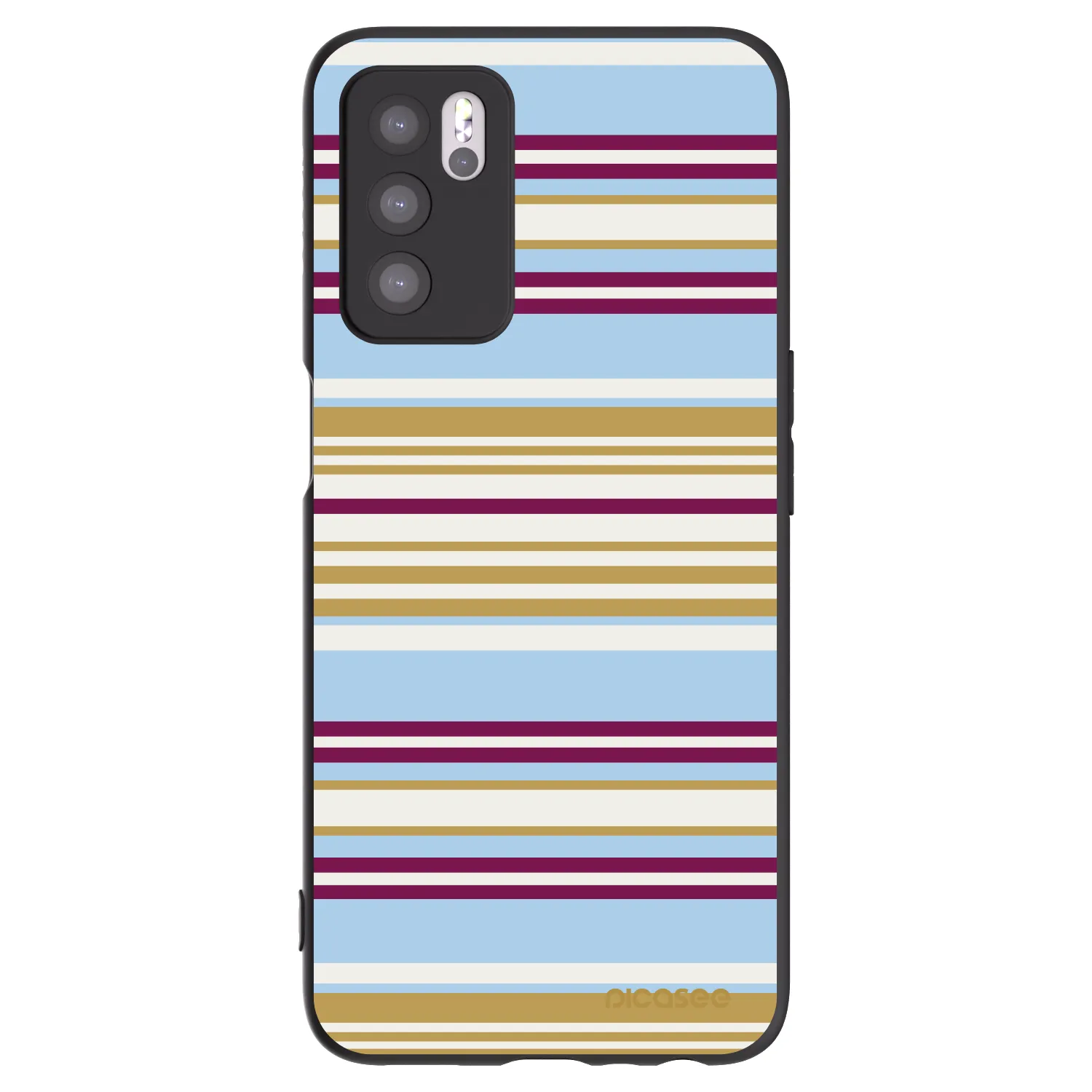 Picasee silikónový čierny obal pre OPPO A16s - Souvenir