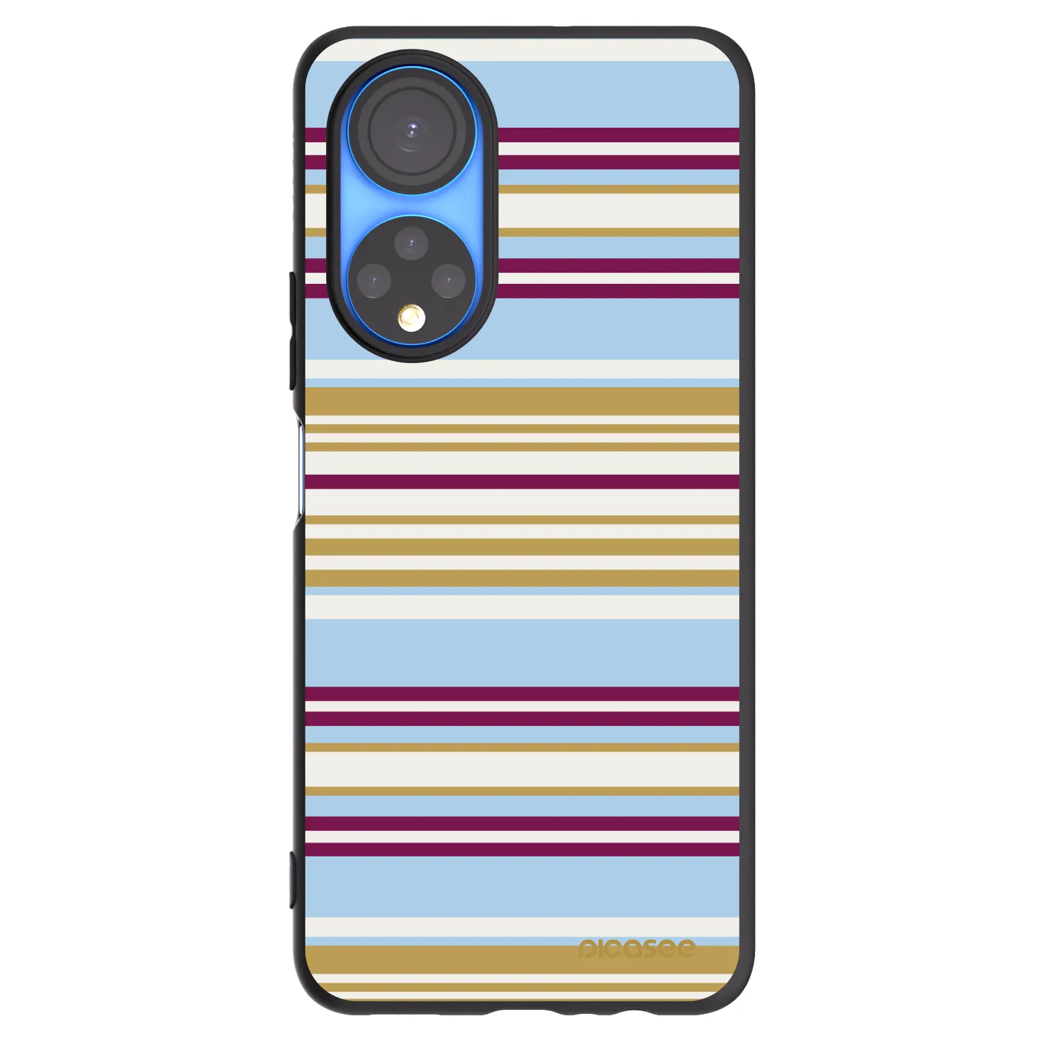 Picasee silikónový čierny obal pre Honor X7 - Souvenir