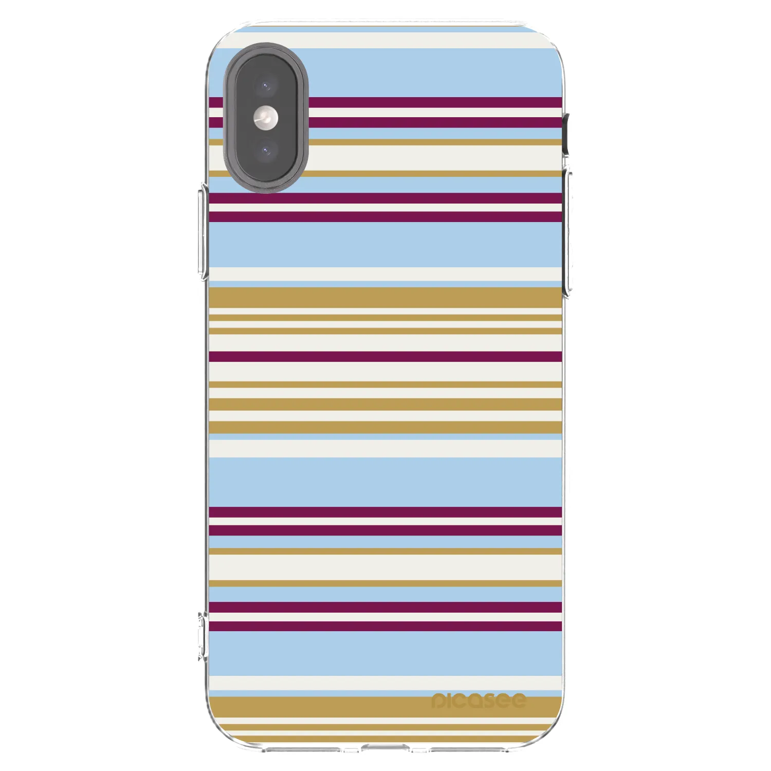 Picasee silikónový prehľadný obal pre Apple iPhone X/XS - Souvenir