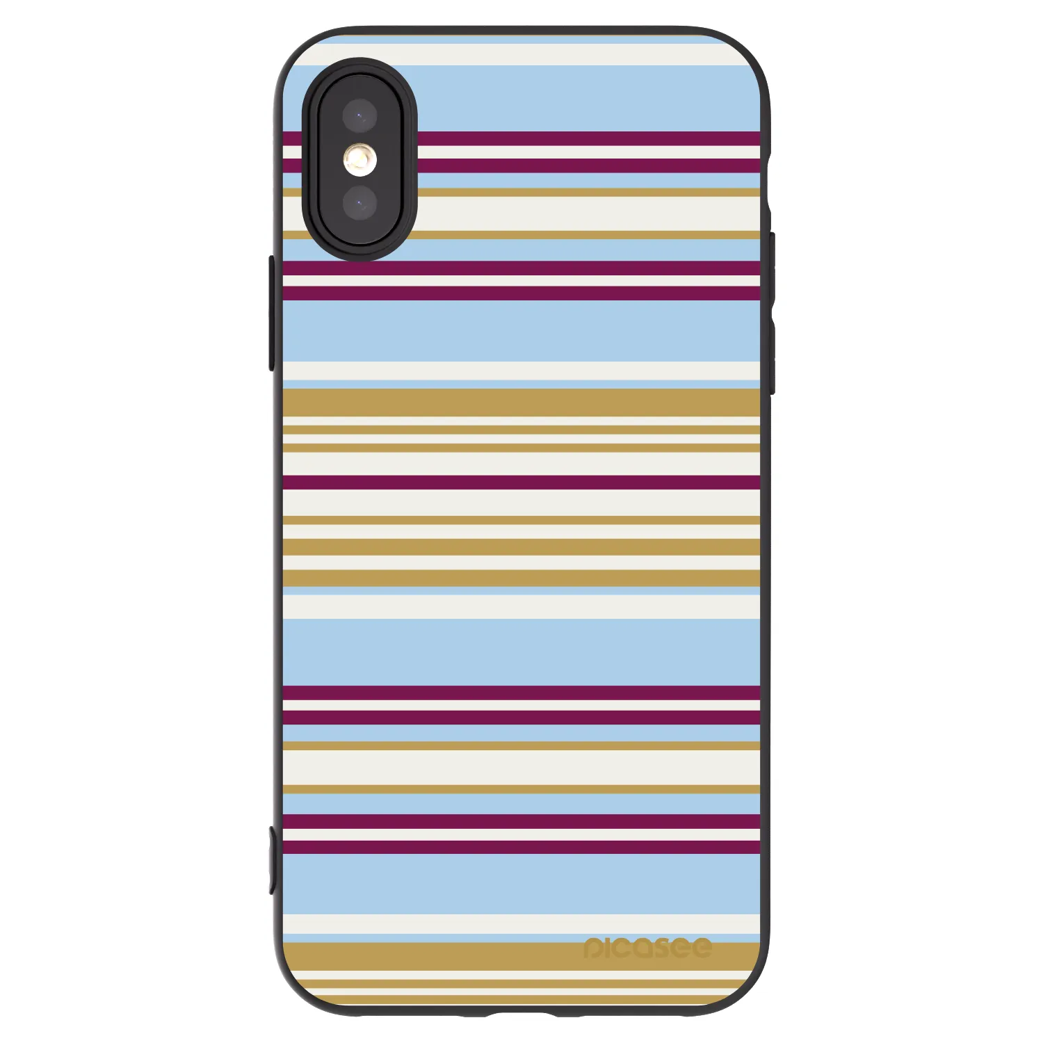 Picasee silikónový čierny obal pre Apple iPhone X/XS - Souvenir