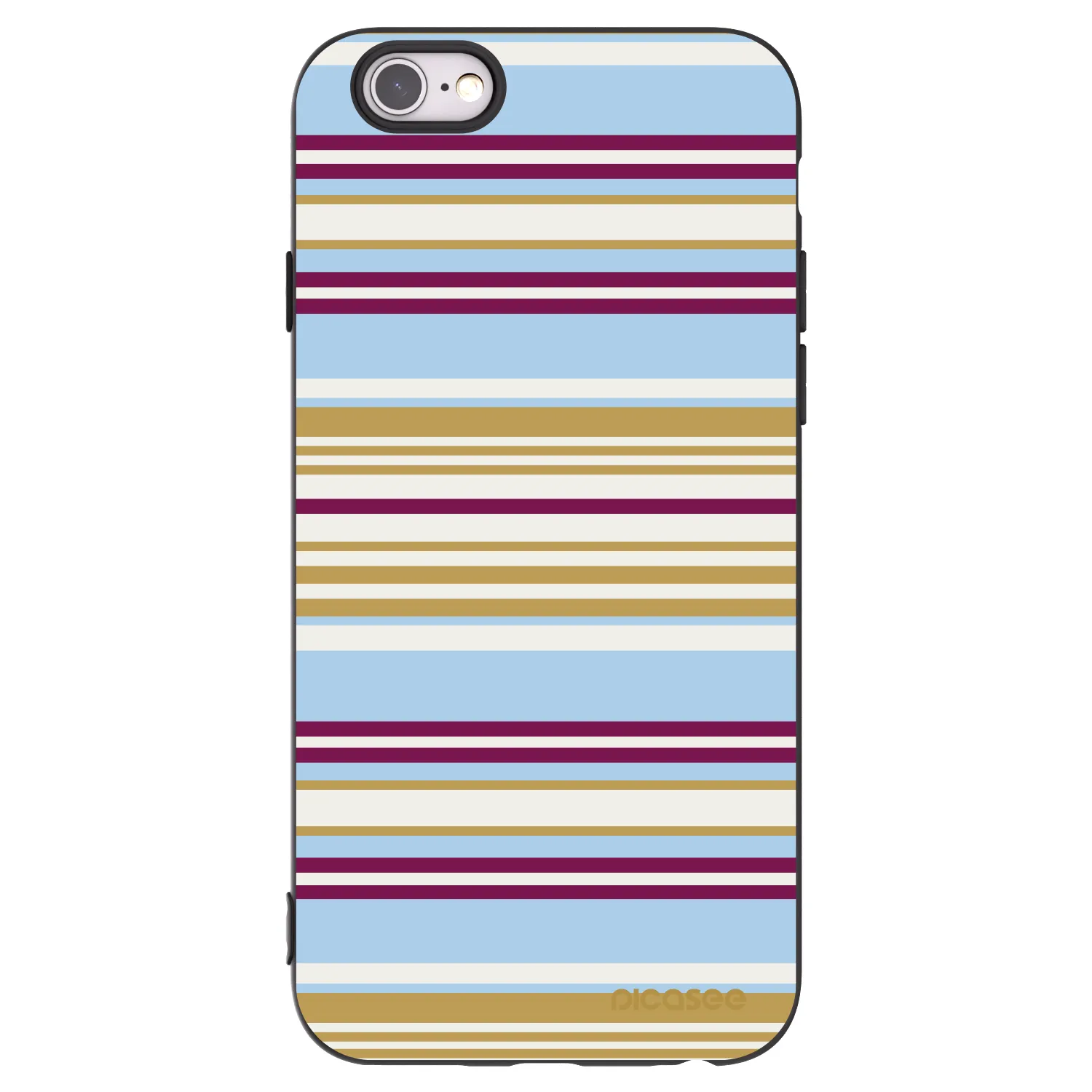 Picasee silikónový čierny obal pre Apple iPhone 6/6S - Souvenir