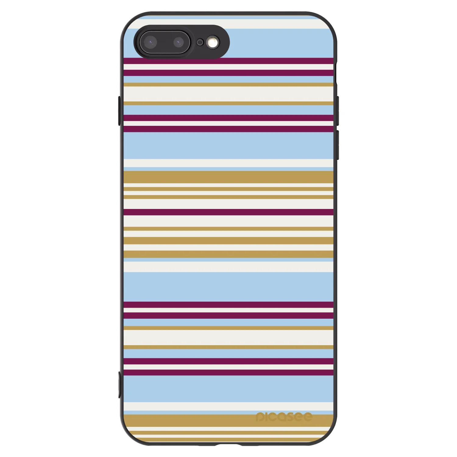 Picasee silikónový čierny obal pre Apple iPhone 8 Plus - Souvenir