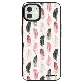 Picasee silikónový čierny obal pre Apple iPhone 12 - Pírka 2