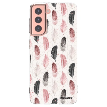 Picasee silikónový prehľadný obal pre Samsung Galaxy S21 5G G991B - Pírka 2