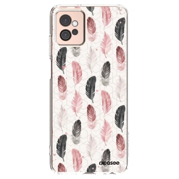 Picasee silikónový prehľadný obal pre Motorola Moto G32 - Pírka 2