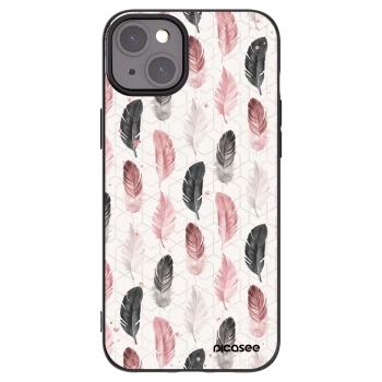 Picasee silikónový čierny obal pre Apple iPhone 15 Plus - Pírka 2
