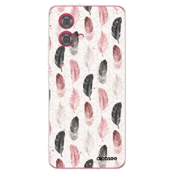Picasee silikónový prehľadný obal pre Motorola Moto G84 5G - Pírka 2