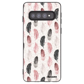Picasee silikónový čierny obal pre Samsung Galaxy S10 G973 - Pírka 2