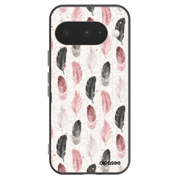 Picasee silikónový čierny obal pre Google Pixel 10 - Pírka 2