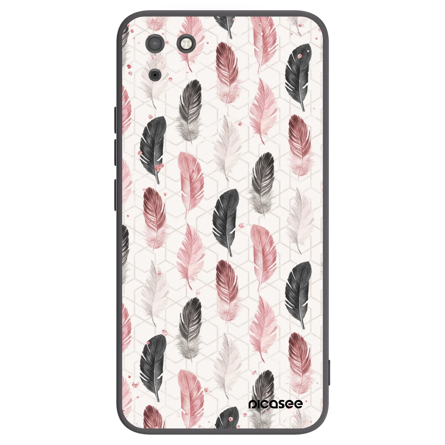 Picasee silikónový čierny obal pre Huawei Y5P - Pírka 2
