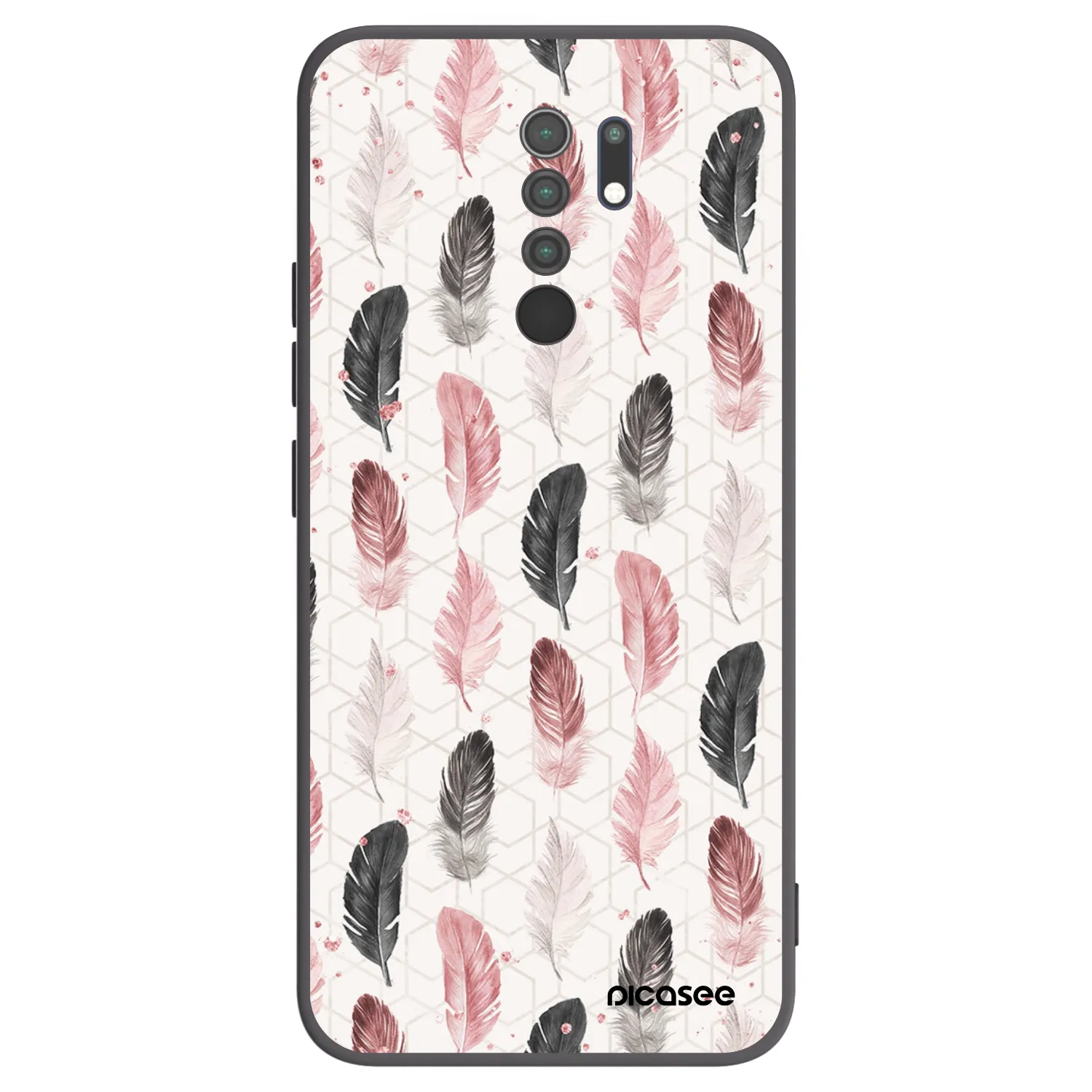 Picasee silikónový čierny obal pre Xiaomi Redmi 9 - Pírka 2