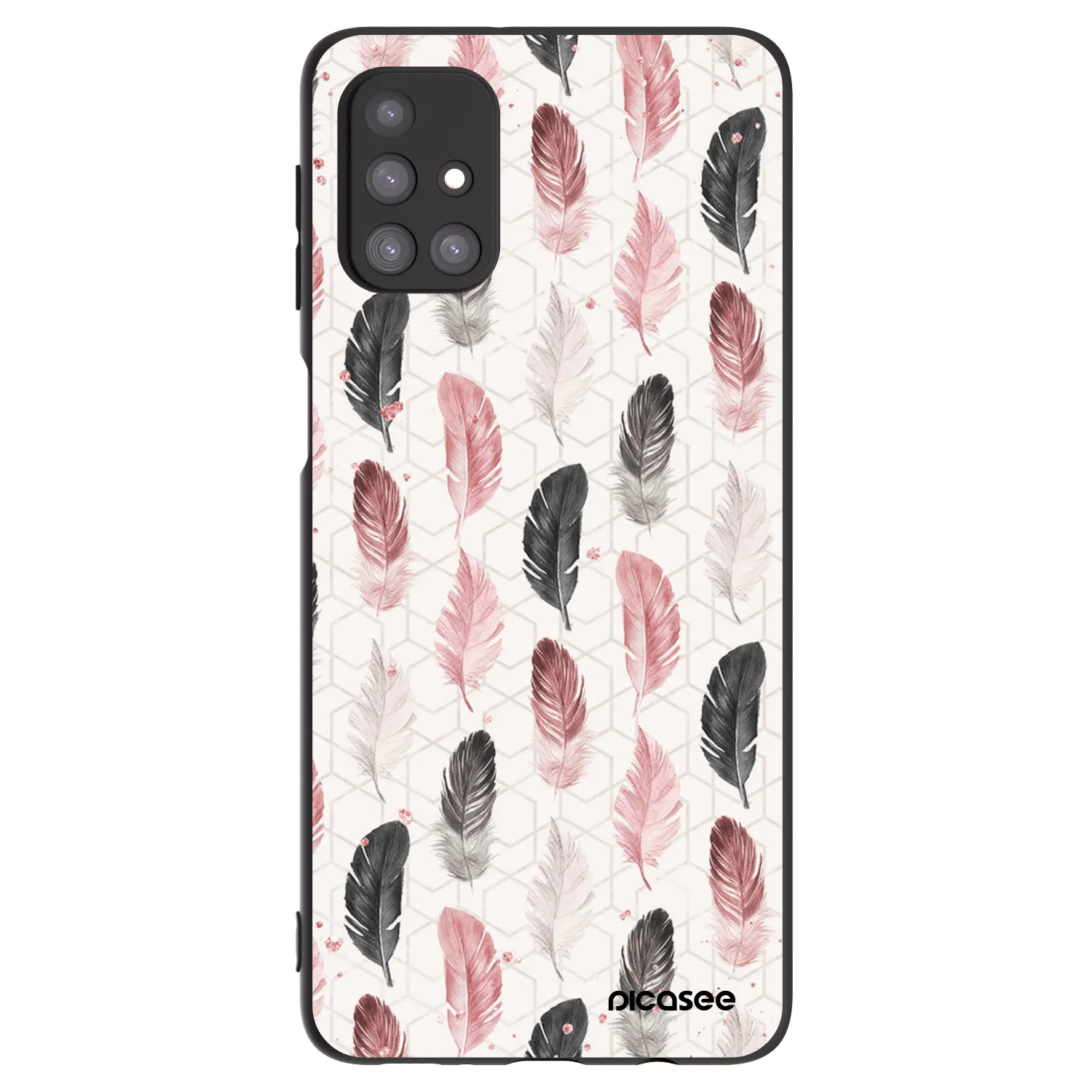 Picasee silikónový čierny obal pre Samsung Galaxy M31s - Pírka 2