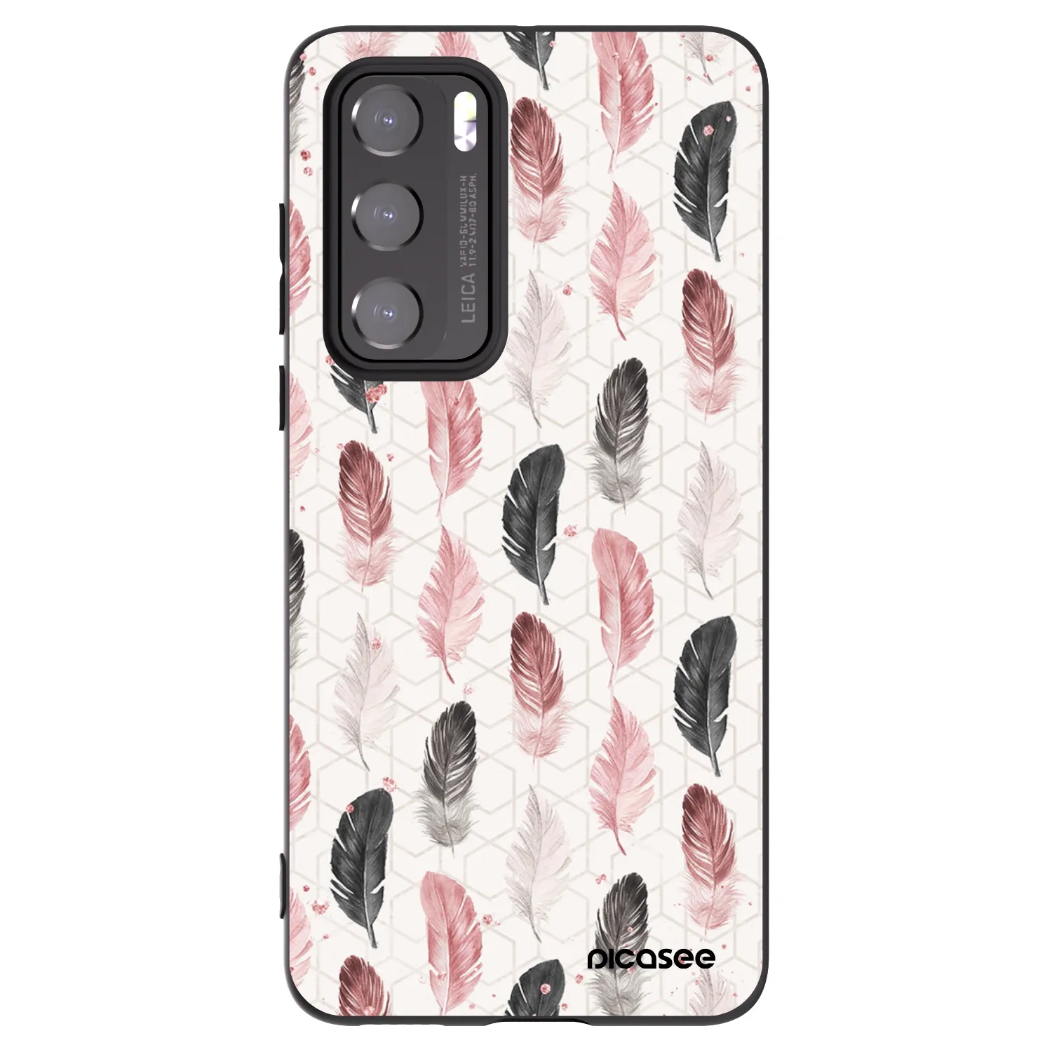 Picasee silikónový čierny obal pre Huawei P40 - Pírka 2