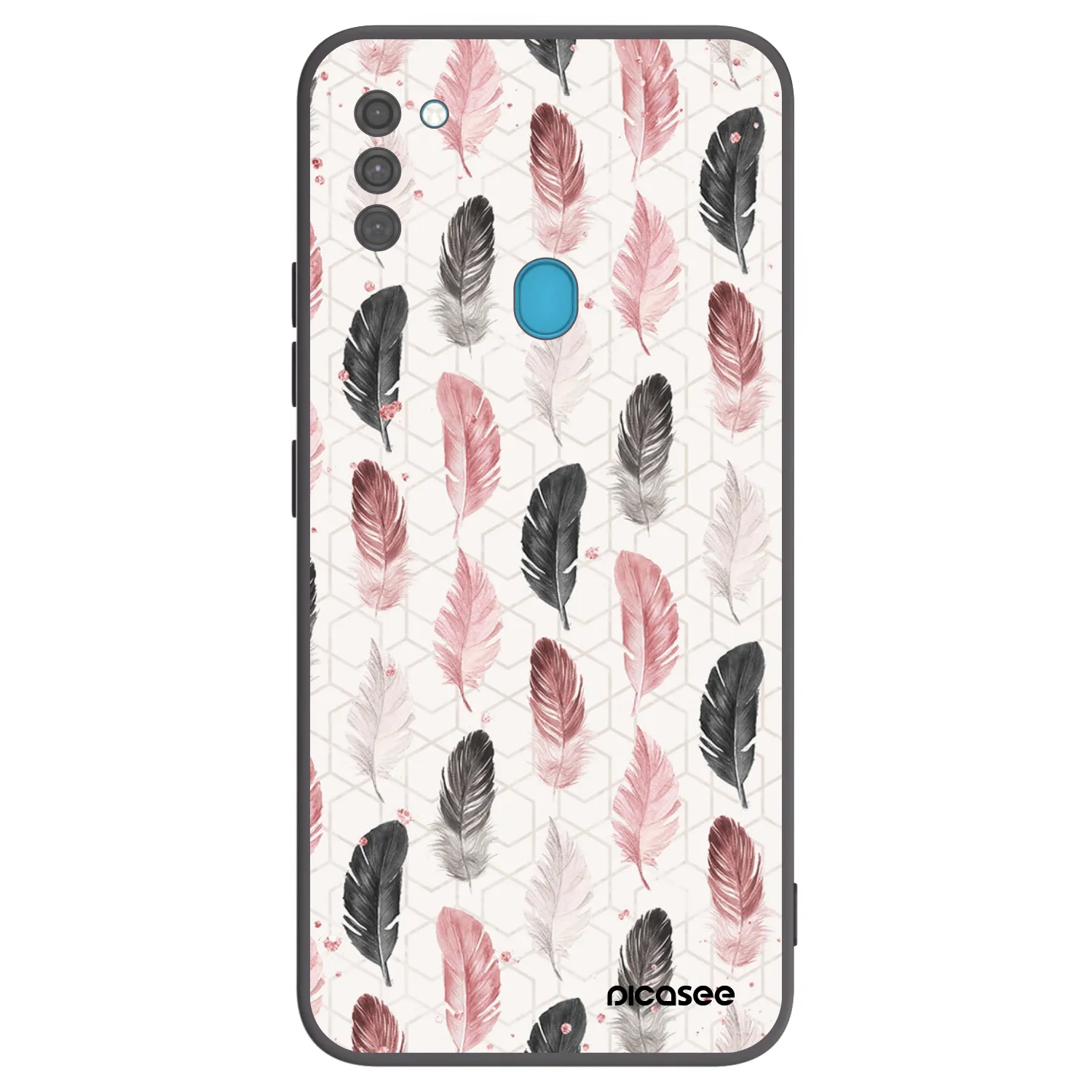 Picasee silikónový čierny obal pre Samsung Galaxy M11 - Pírka 2