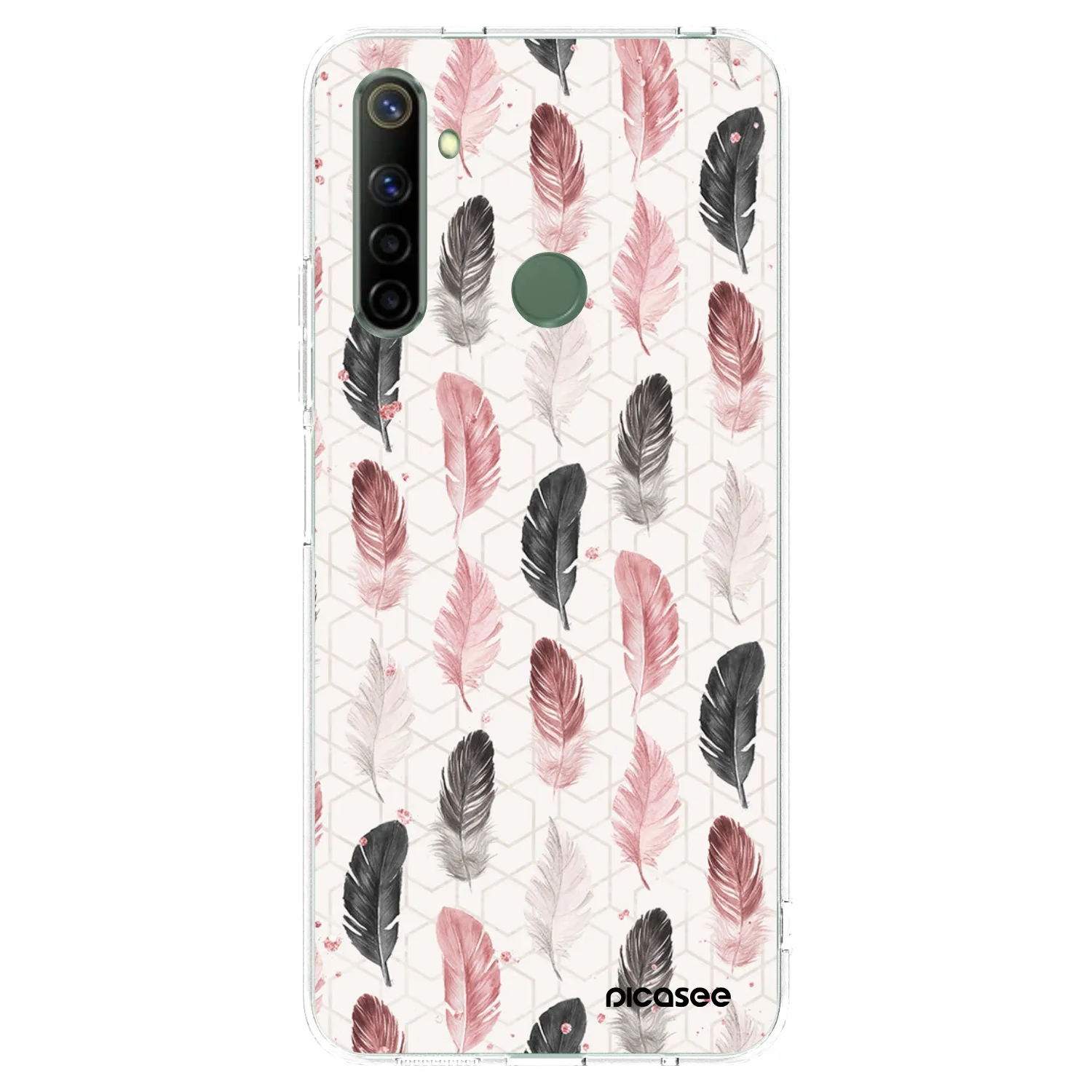 Picasee silikónový prehľadný obal pre Realme 6i - Pírka 2