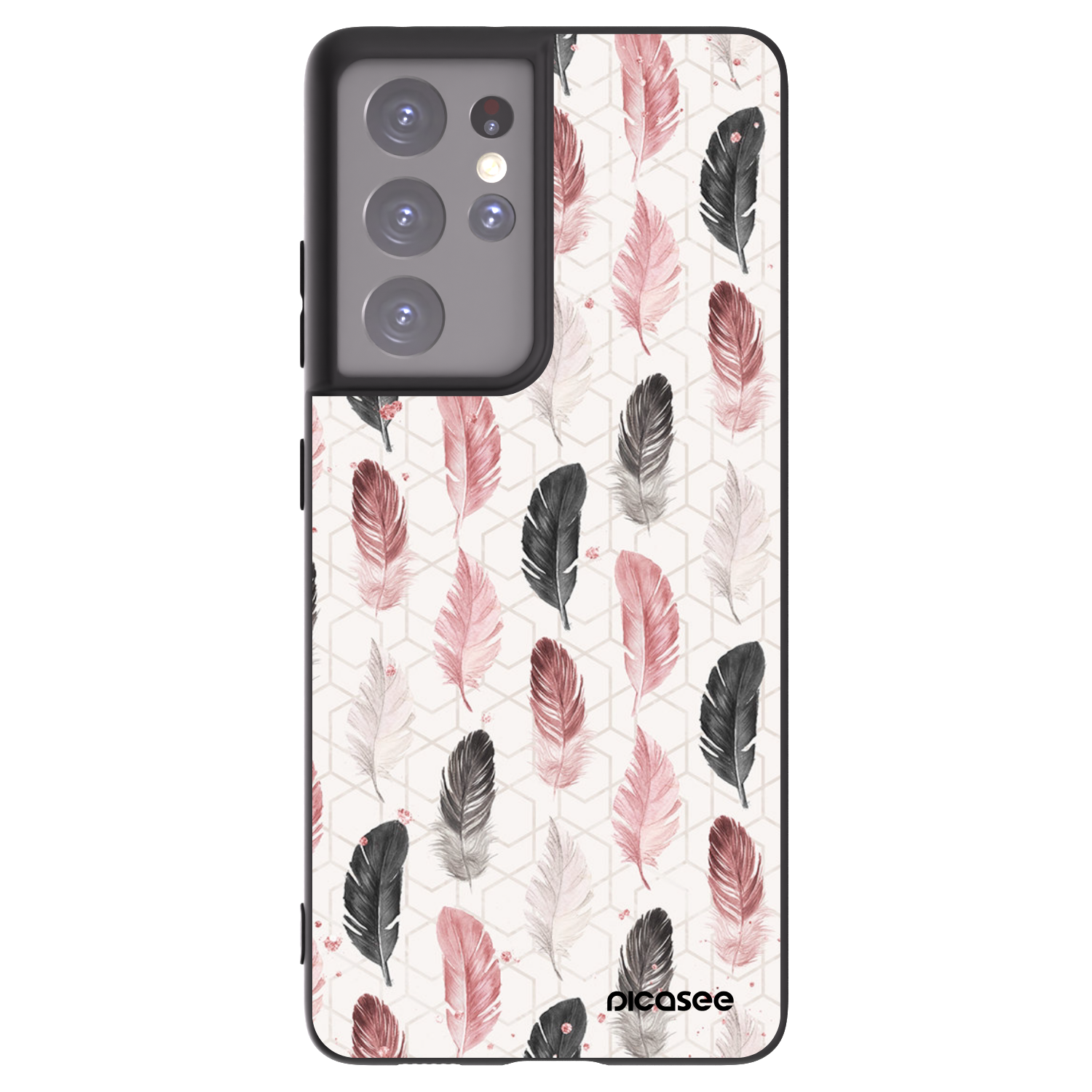 Picasee silikónový čierny obal pre Samsung Galaxy S21 Ultra 5G G998B - Pírka 2