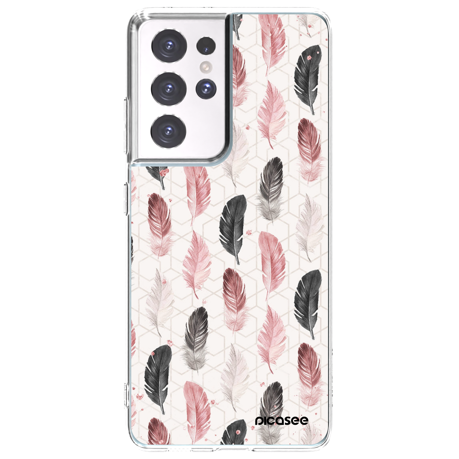 Picasee silikónový prehľadný obal pre Samsung Galaxy S21 Ultra 5G G998B - Pírka 2