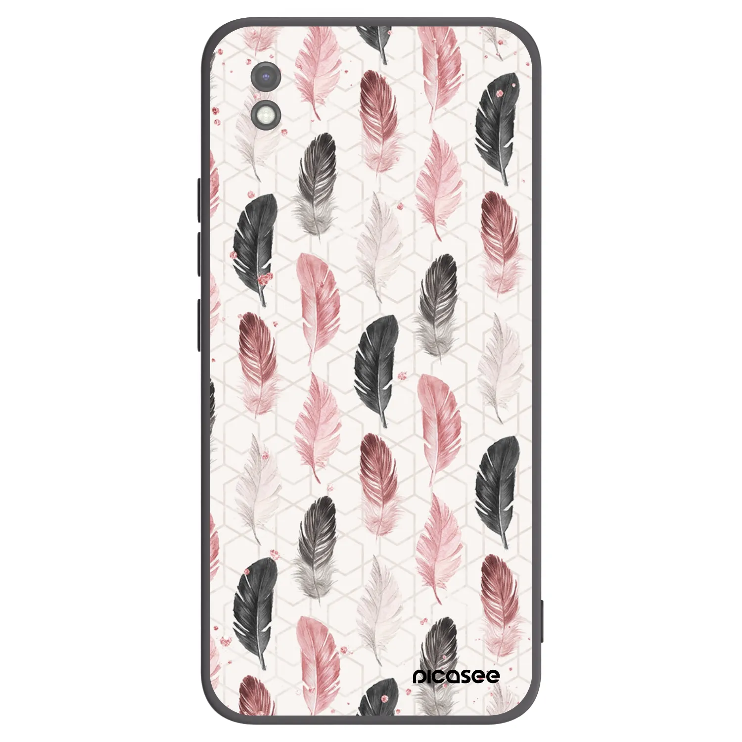 Picasee silikónový čierny obal pre Xiaomi Redmi 9AT - Pírka 2