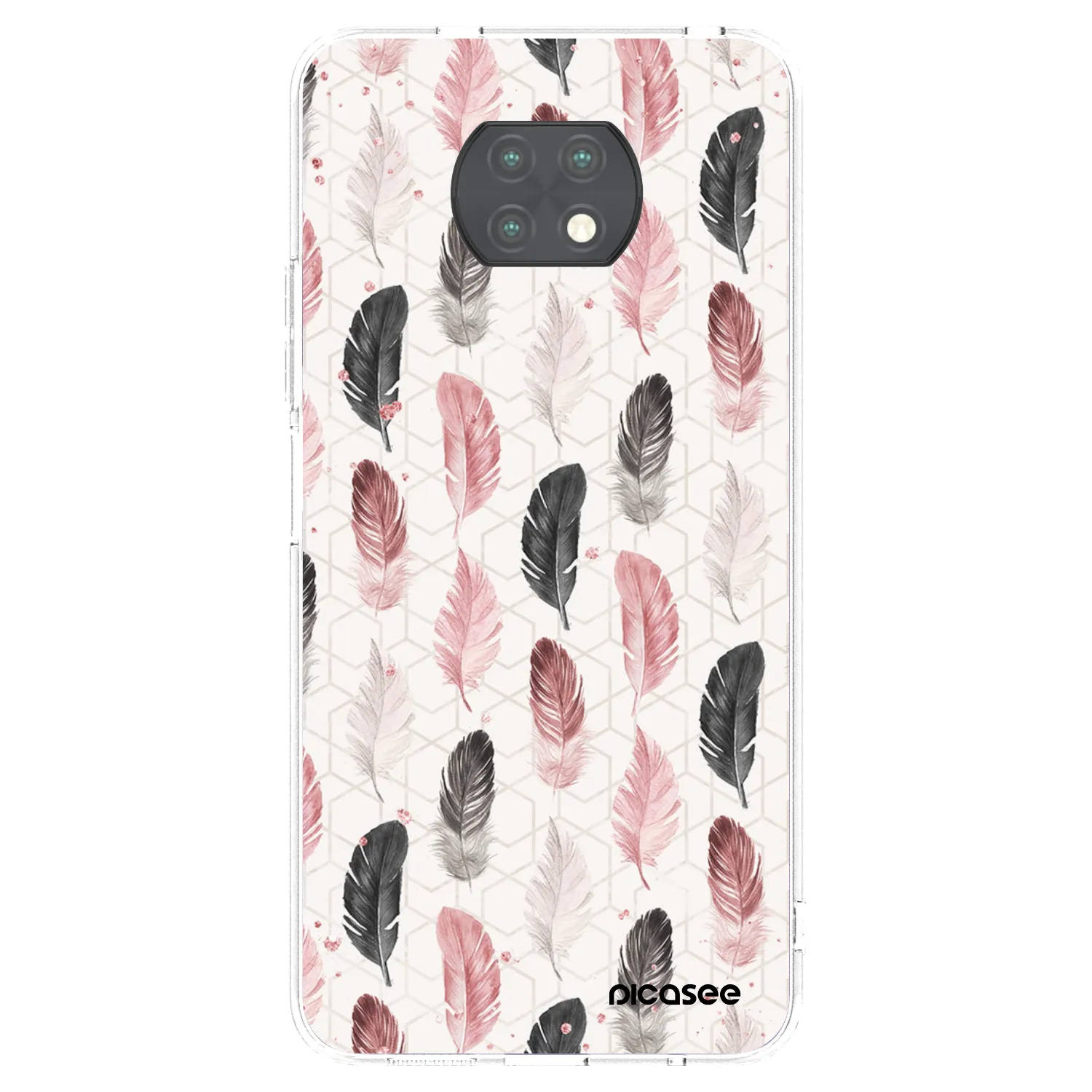 Picasee silikónový prehľadný obal pre Xiaomi Redmi Note 9T - Pírka 2