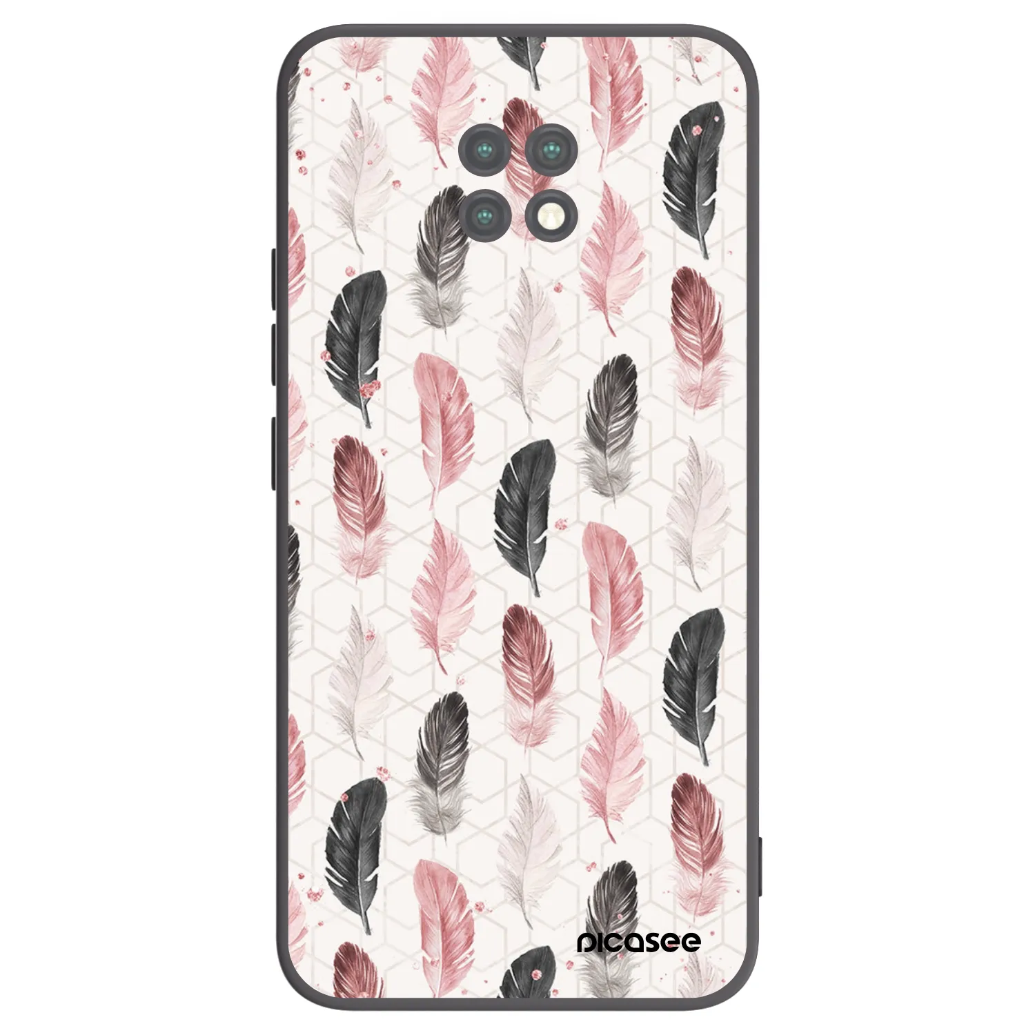 Picasee silikónový čierny obal pre Xiaomi Redmi Note 9T - Pírka 2