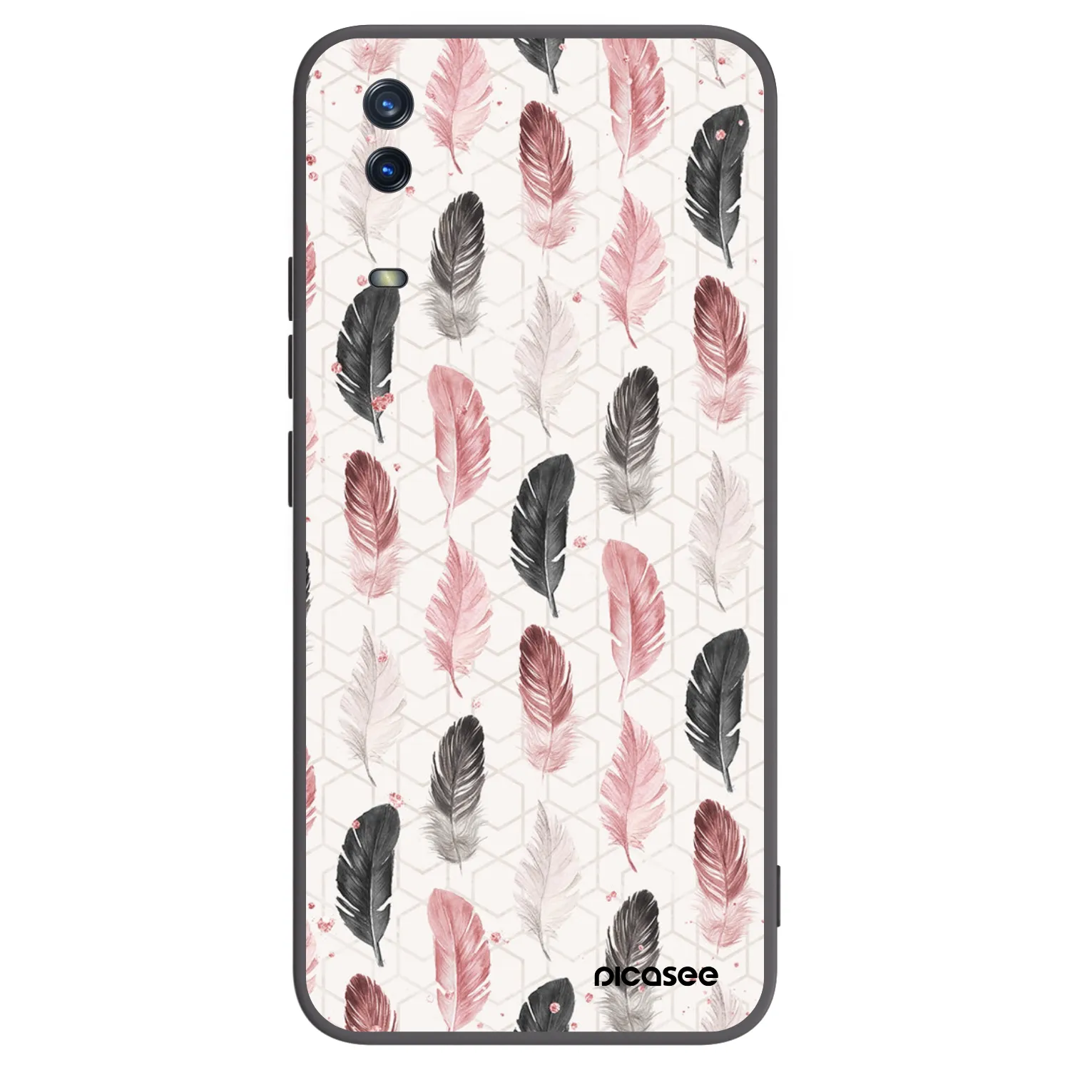 Picasee silikónový čierny obal pre Vivo Y11s - Pírka 2