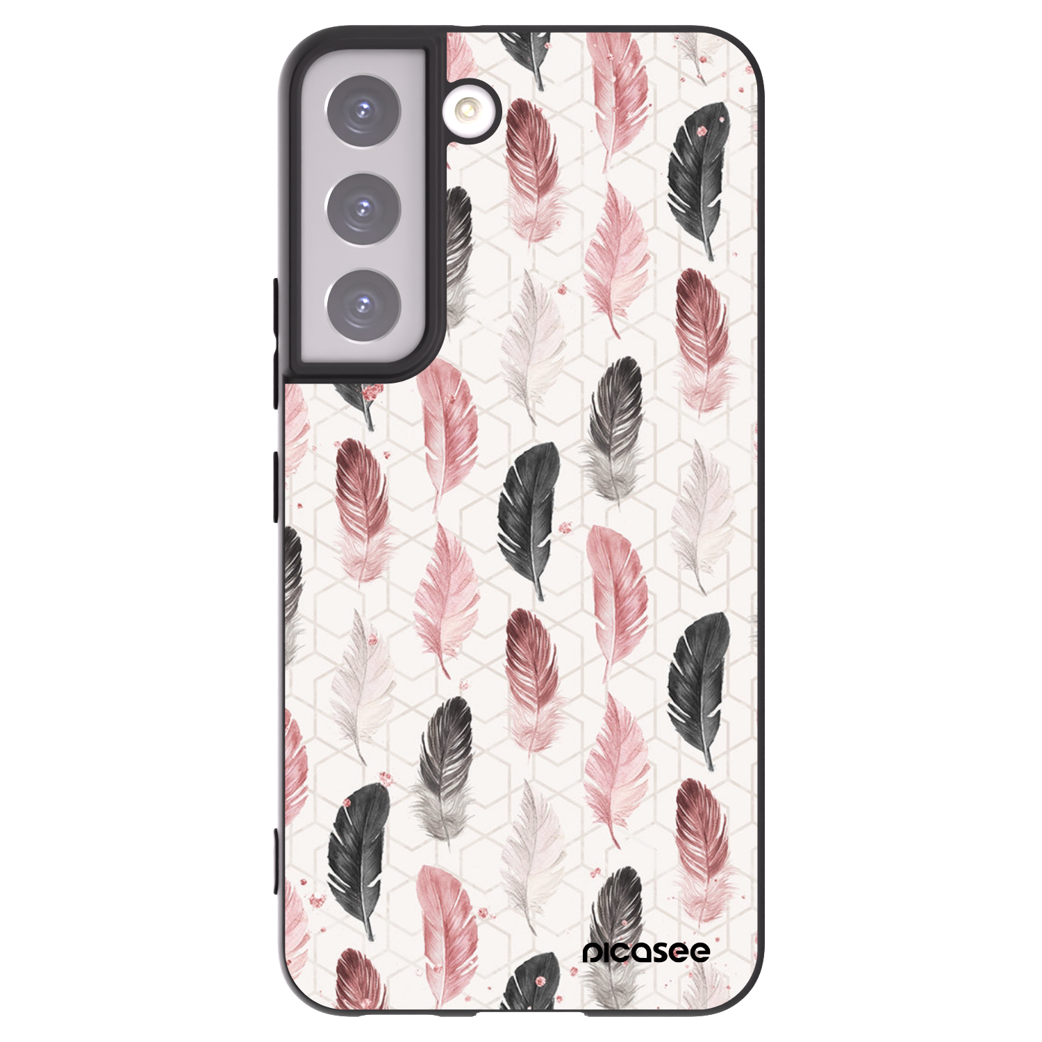 Picasee silikónový čierny obal pre Samsung Galaxy S22 5G - Pírka 2