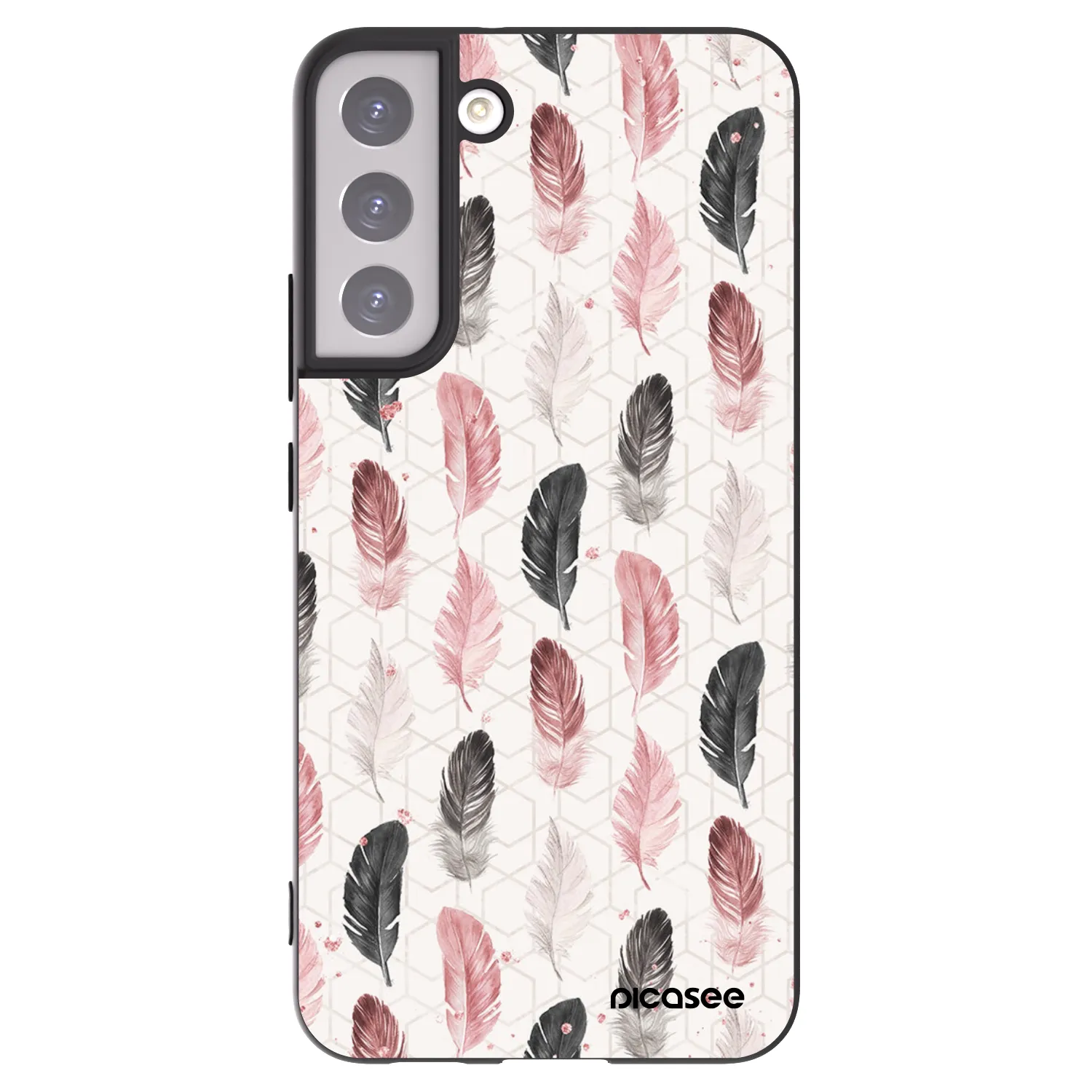 Picasee silikónový čierny obal pre Samsung Galaxy S22+ 5G - Pírka 2